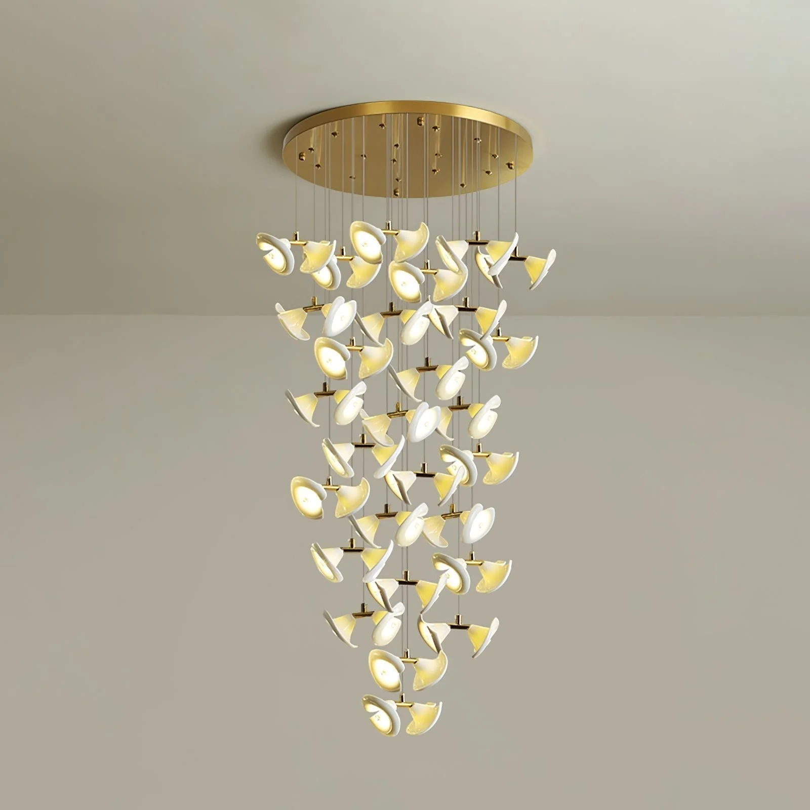 Ernoreth Art Deco Ceramic Chandelier - Image 38