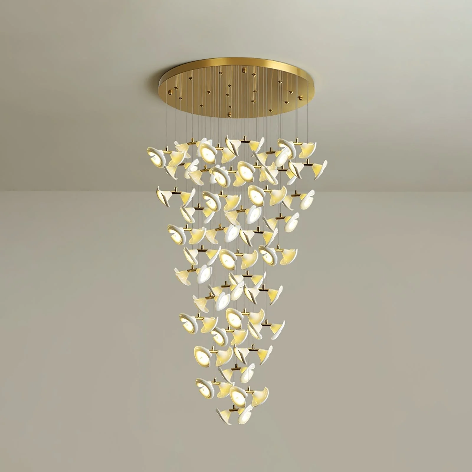 Ernoreth Art Deco Ceramic Chandelier - Image 41