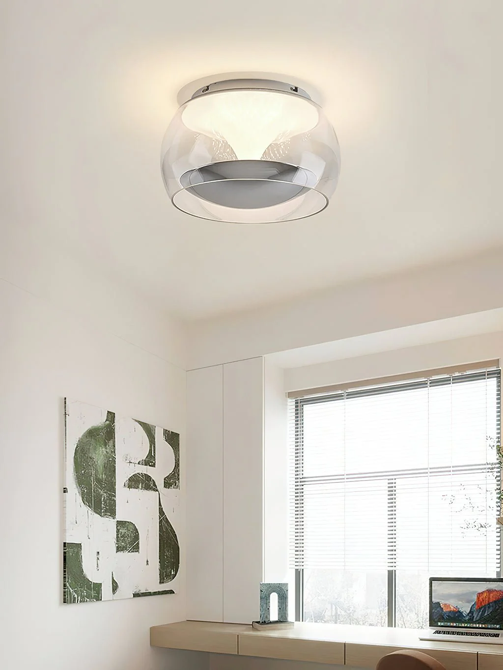 Eshair Nordic Art Pendulum Glass Ceiling Light - Image 13
