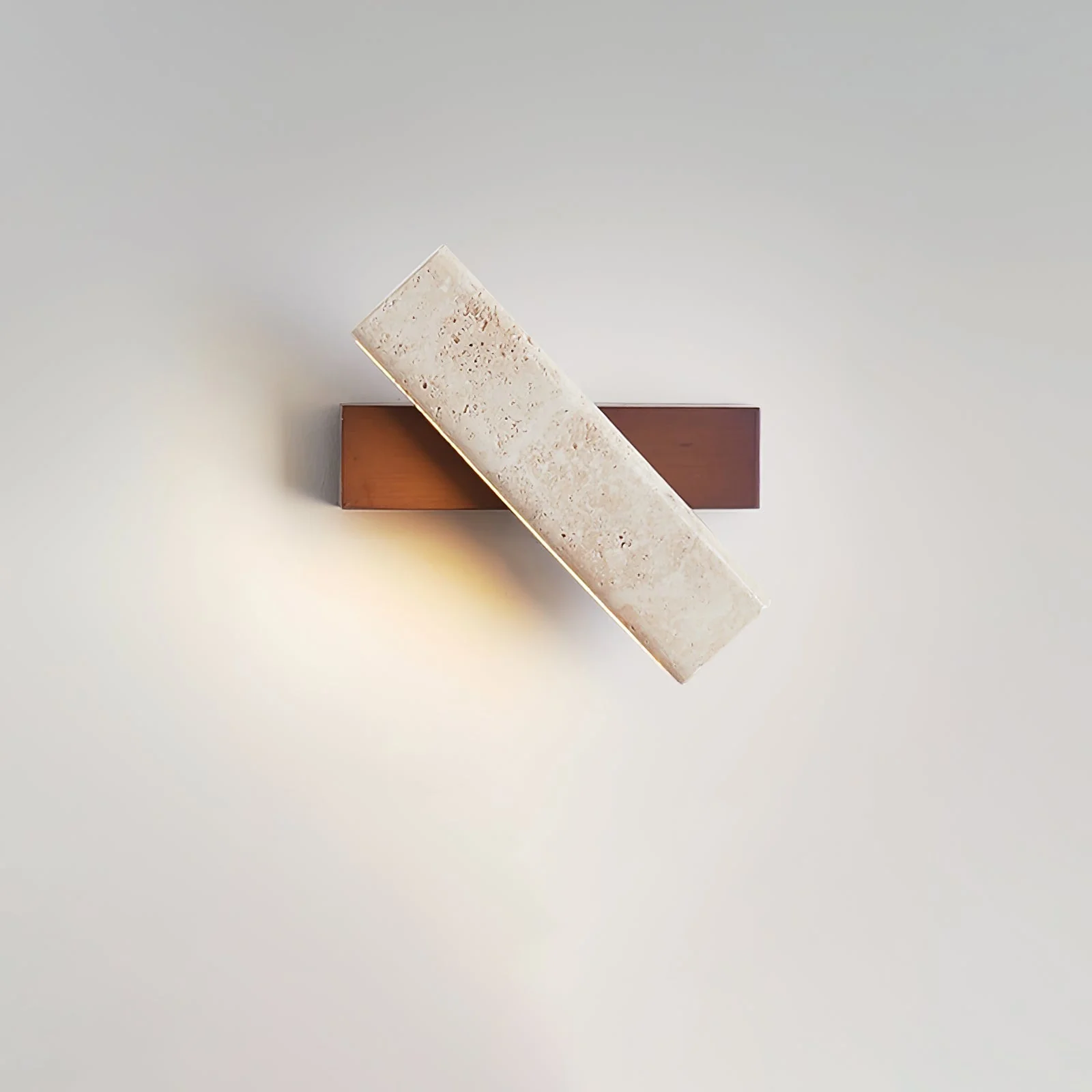 Esorora Rectangular Travertine Wall Light - Image 14