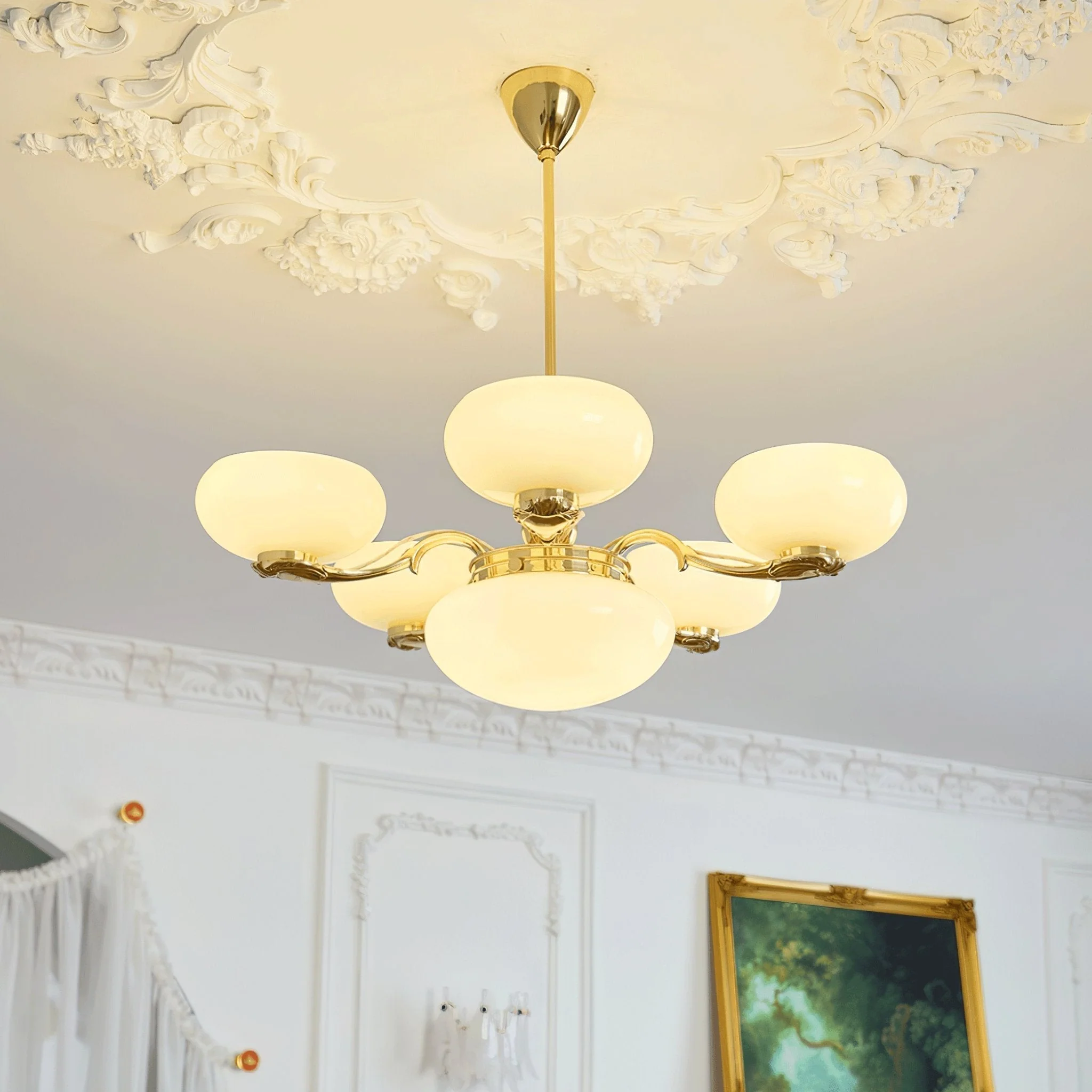 Ethan Luxury Glass Chandelier - Image 3