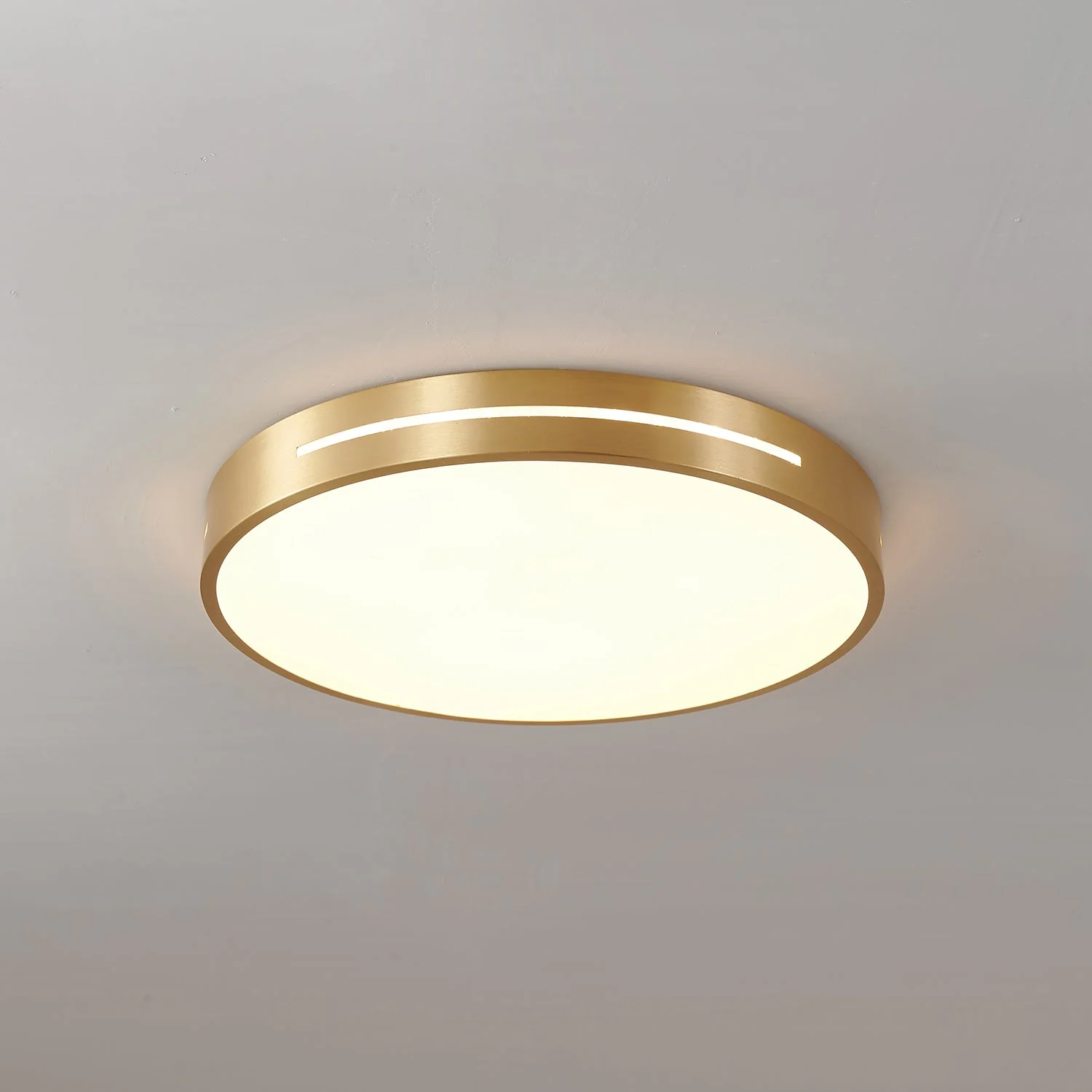 Eurcarara Modern Minimalist Brass Ceiling Light - Image 4