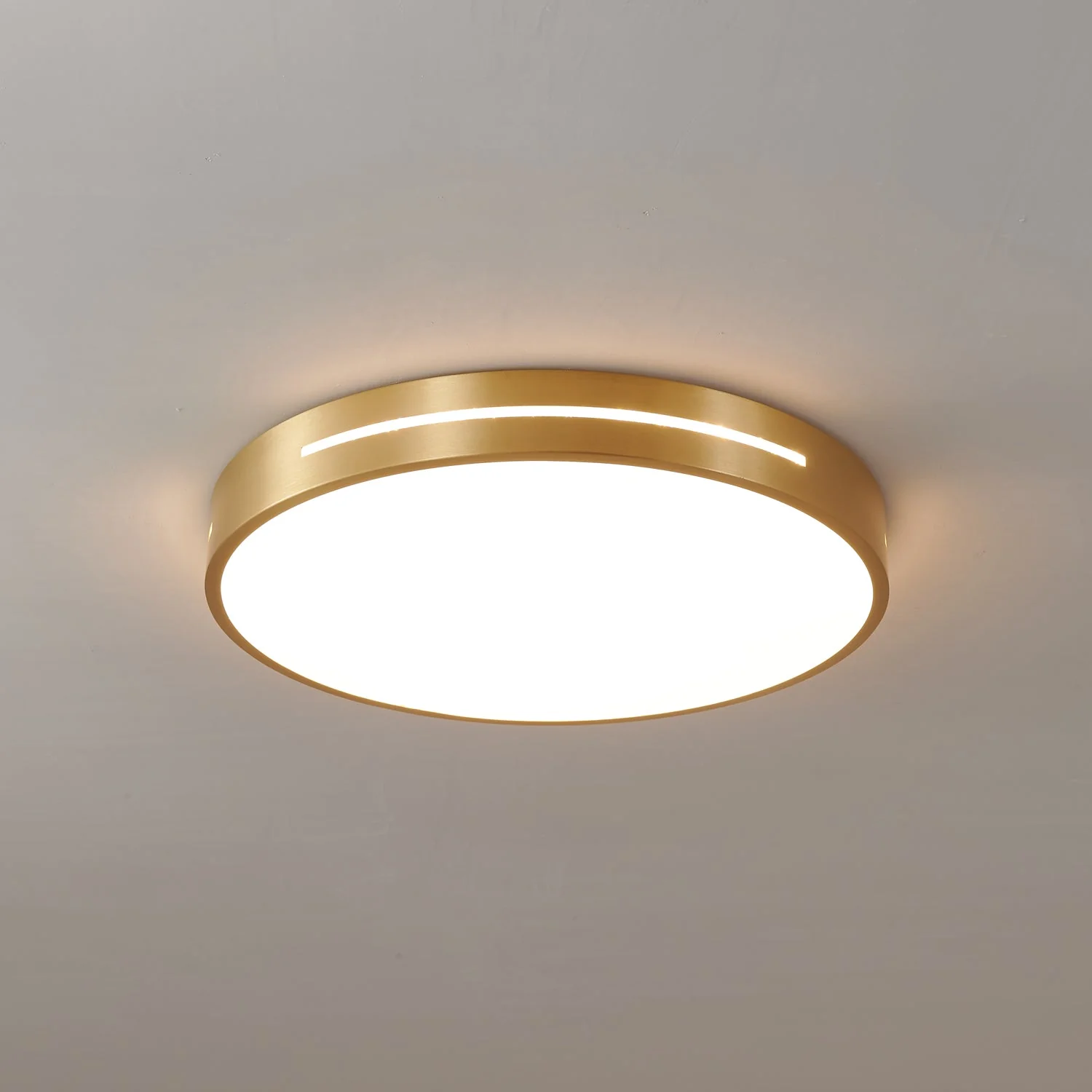 Eurcarara Modern Minimalist Brass Ceiling Light - Image 8