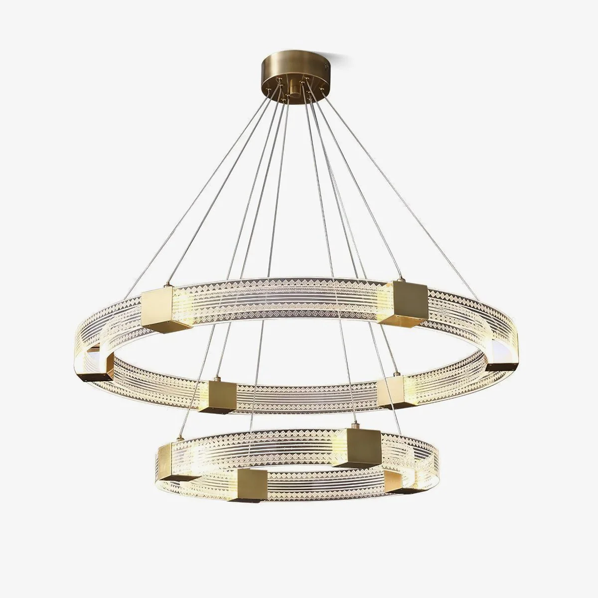 Eurdora Modern Minimalist Ring LED Chandelier