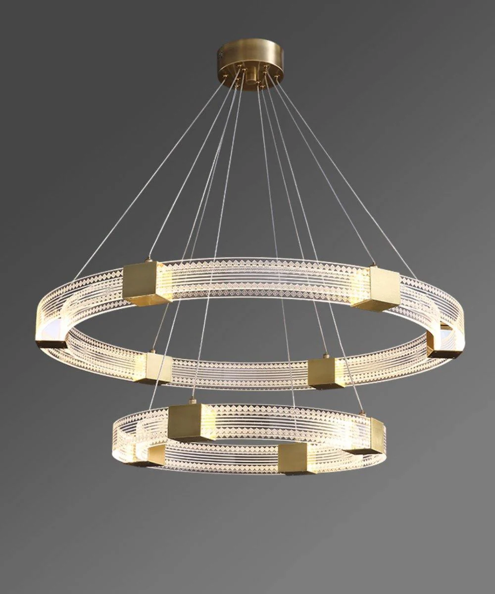 Eurdora Modern Minimalist Ring LED Chandelier - Image 17