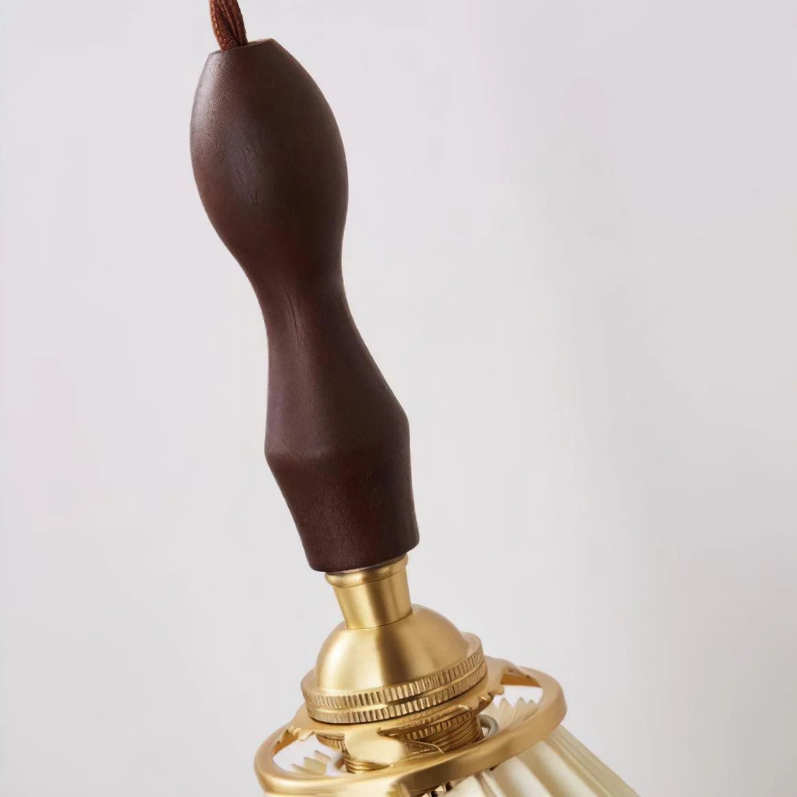 Eurlaeel Premium	Elegance Pleated Walnut Wooden Wall Lamp - Image 20