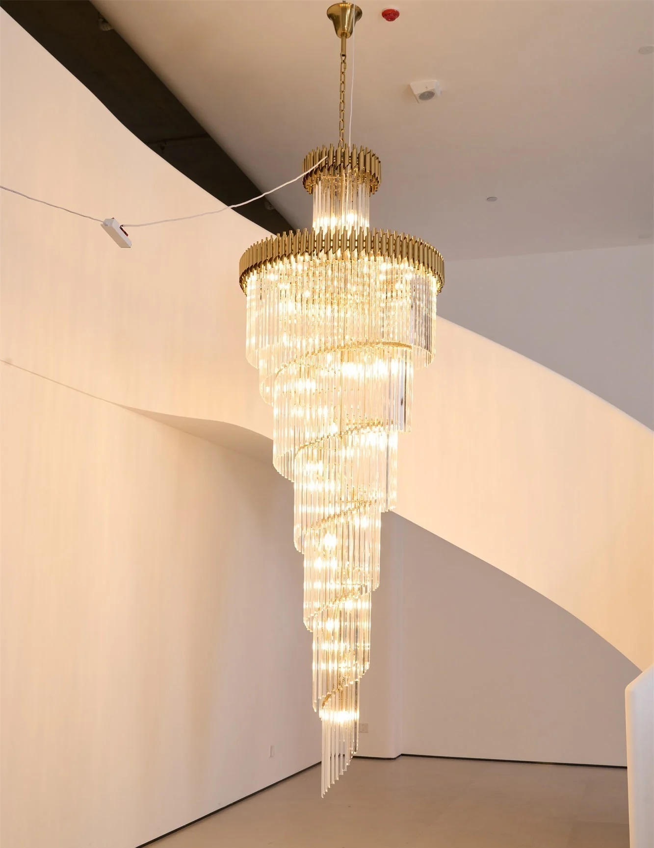 Eurmirila Crystal Spiral Chandelier - Image 12