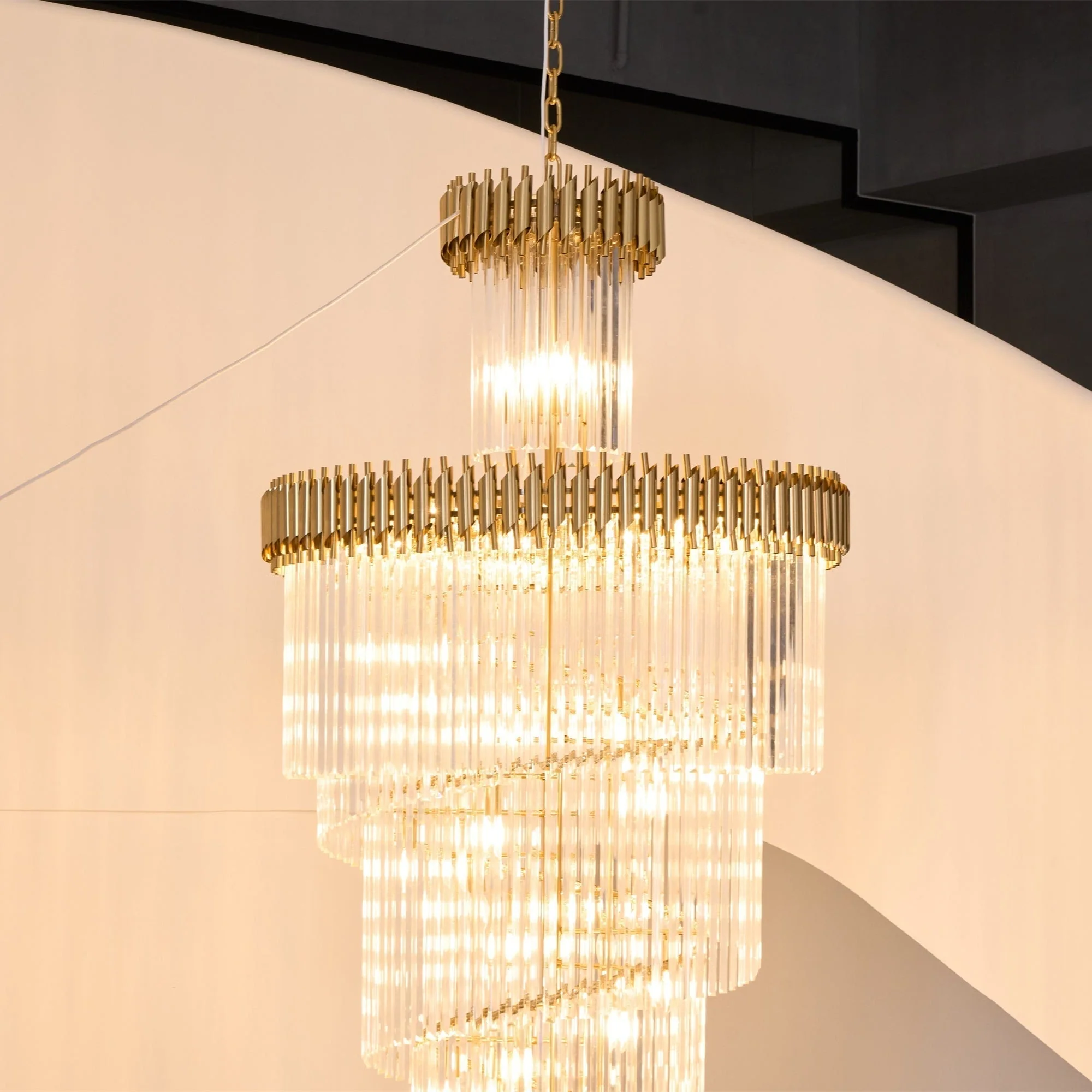 Eurmirila Crystal Spiral Chandelier - Image 16