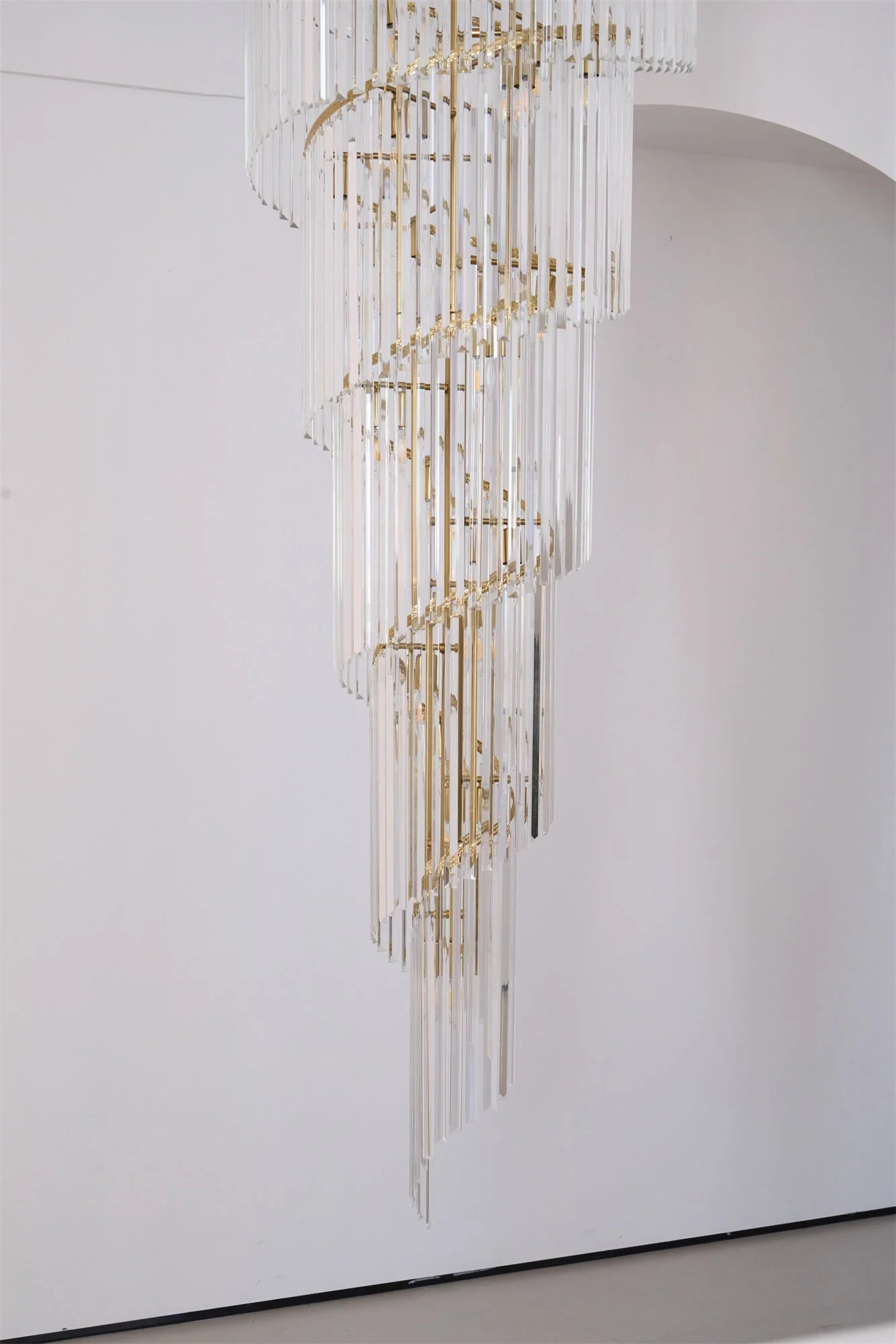 Eurmirila Crystal Spiral Chandelier - Image 18