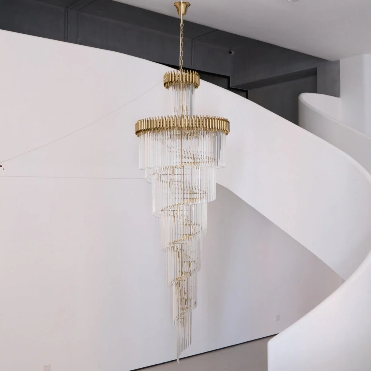 Eurmirila Crystal Spiral Chandelier - Image 3