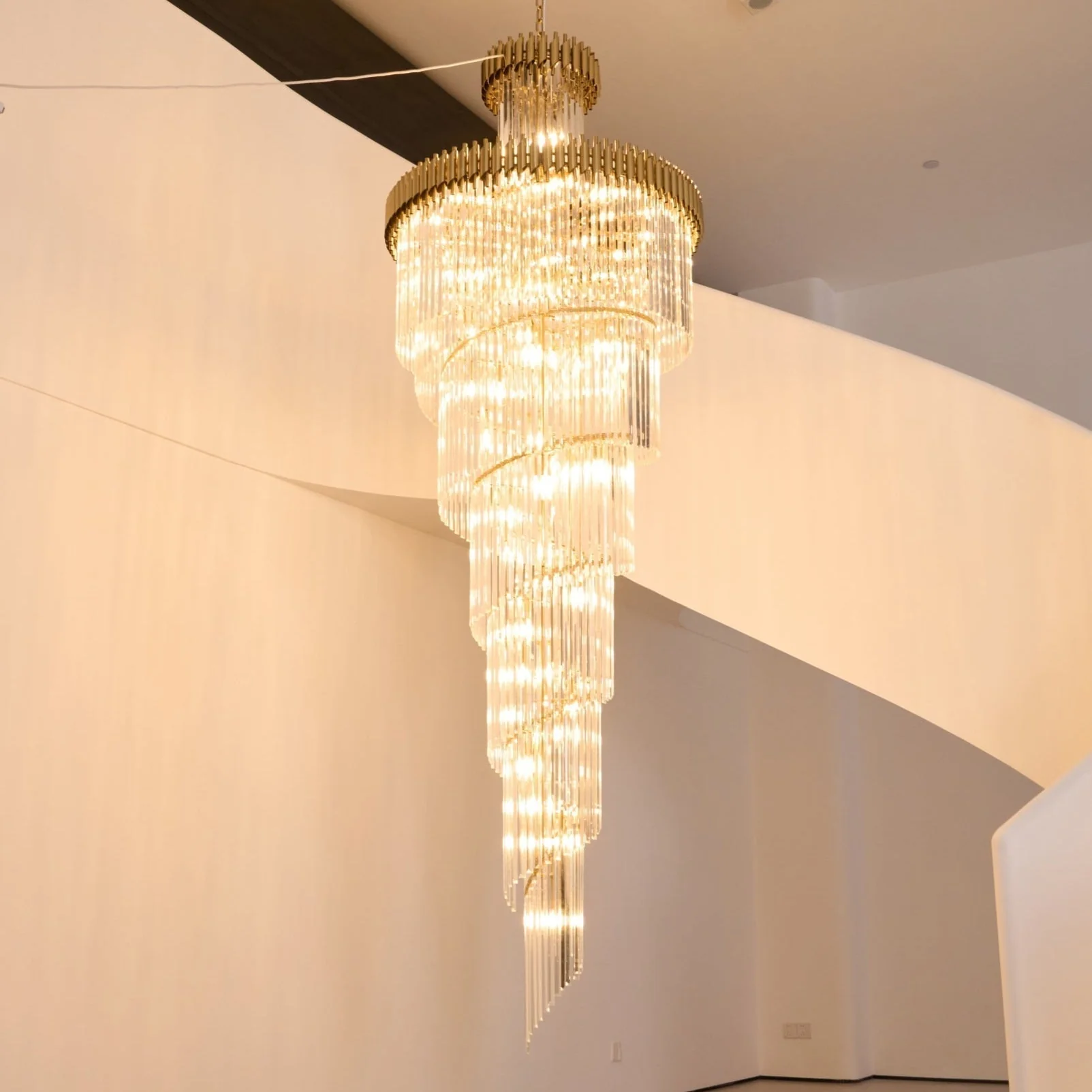 Eurmirila Crystal Spiral Chandelier - Image 4