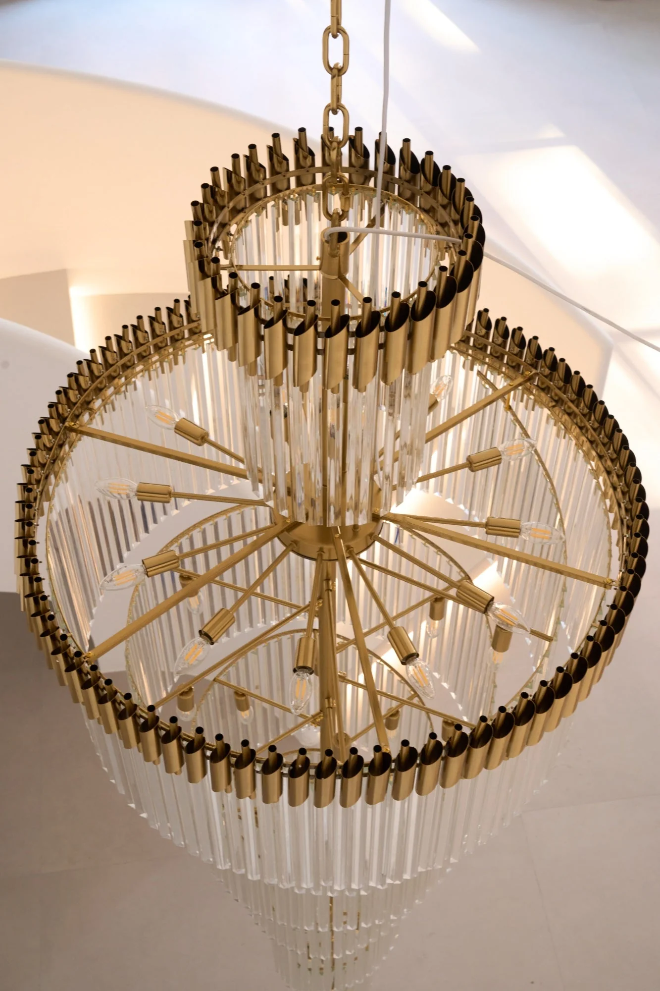 Eurmirila Crystal Spiral Chandelier - Image 7