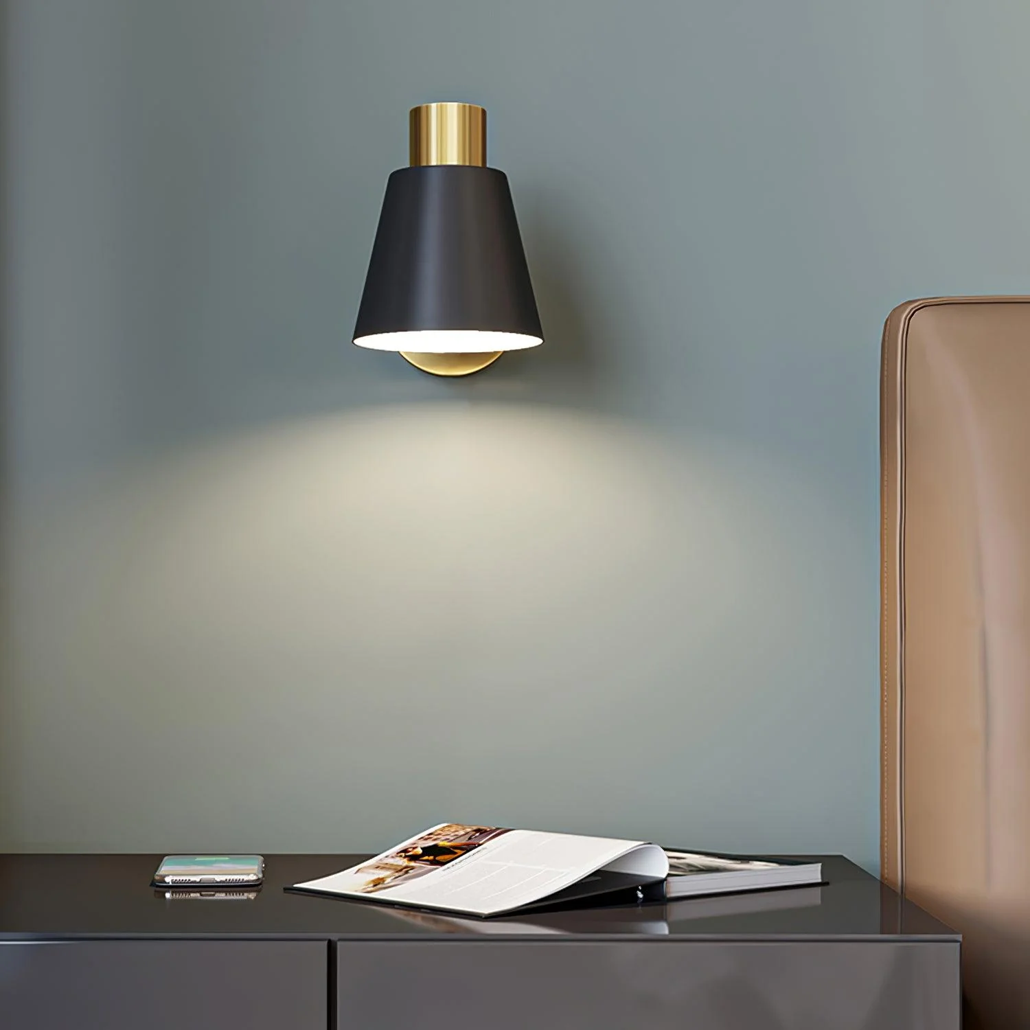 Eurmiros Modern Minimalist Adjustable Armed Wall Lamp - Image 10