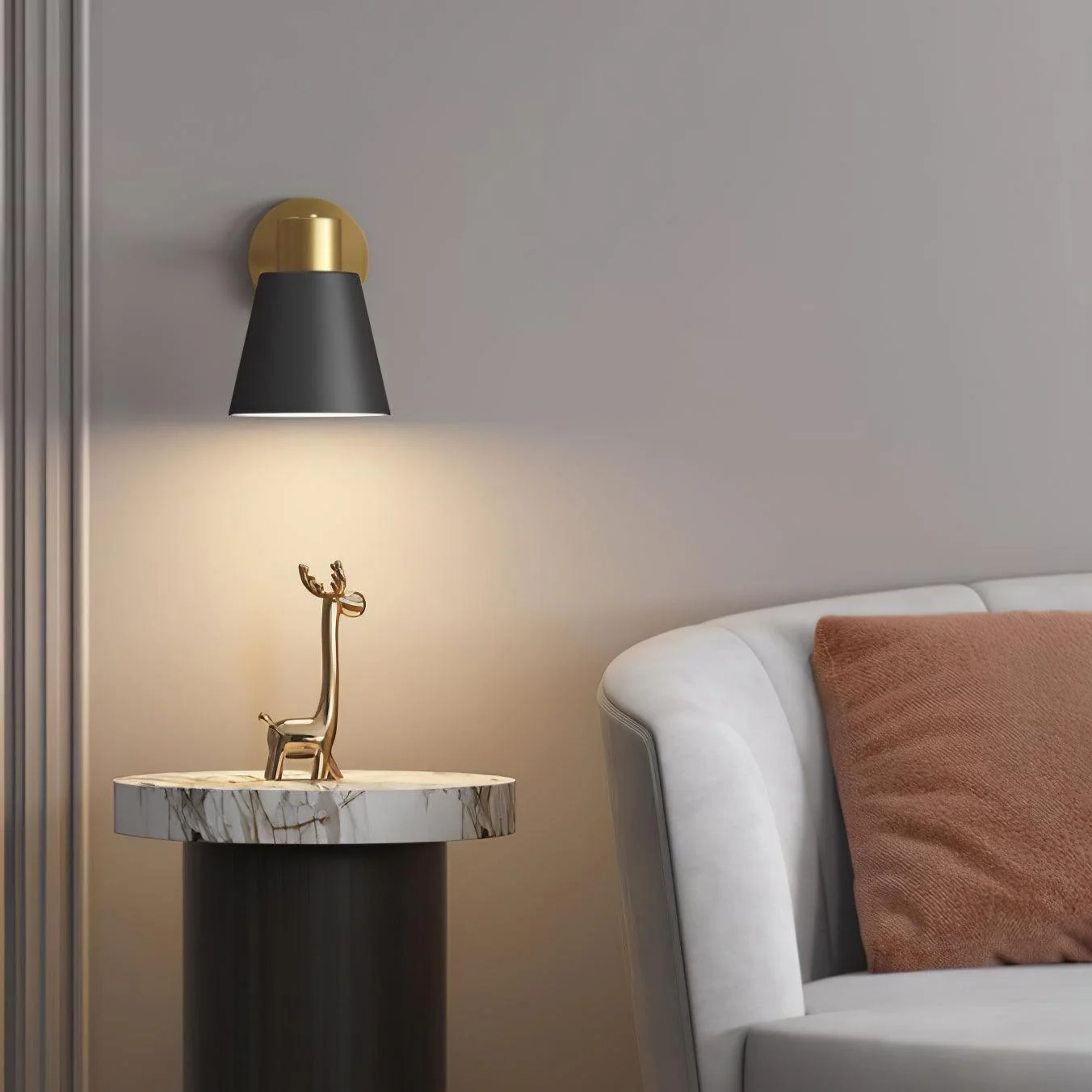 Eurmiros Modern Minimalist Adjustable Armed Wall Lamp - Image 11