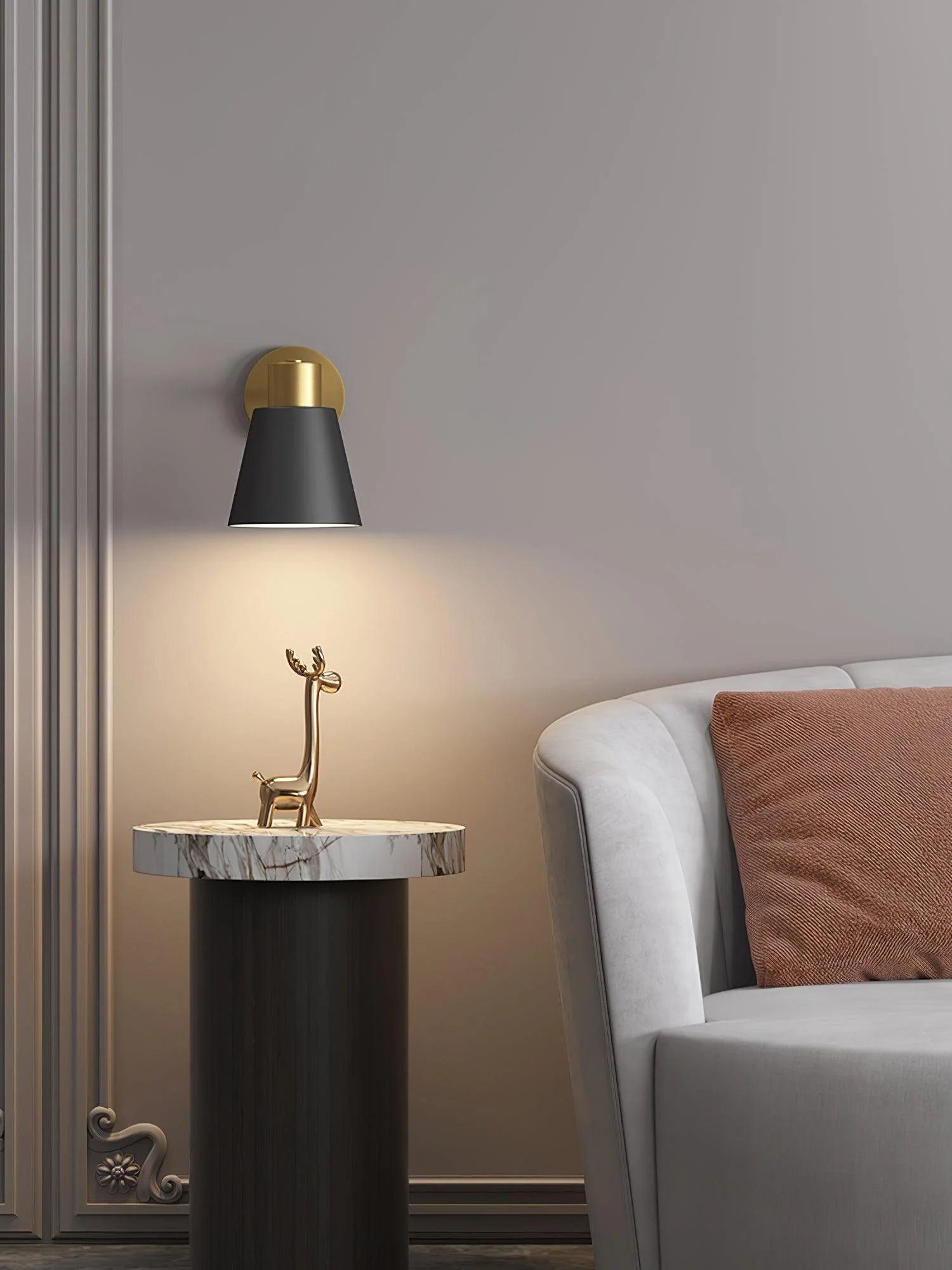 Eurmiros Modern Minimalist Adjustable Armed Wall Lamp - Image 6