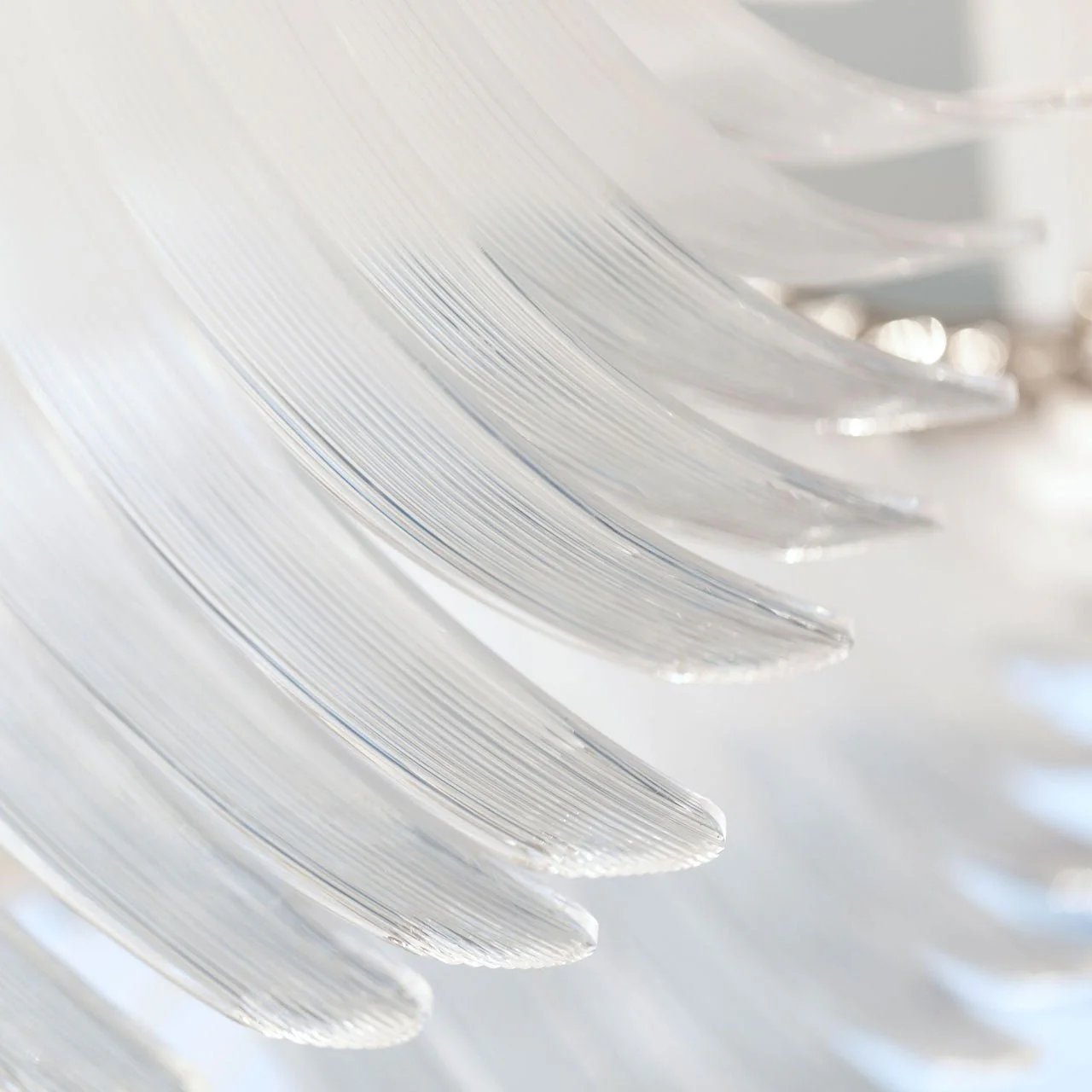 Eurrinia Glass Wing Cluster Chandelier - Image 17