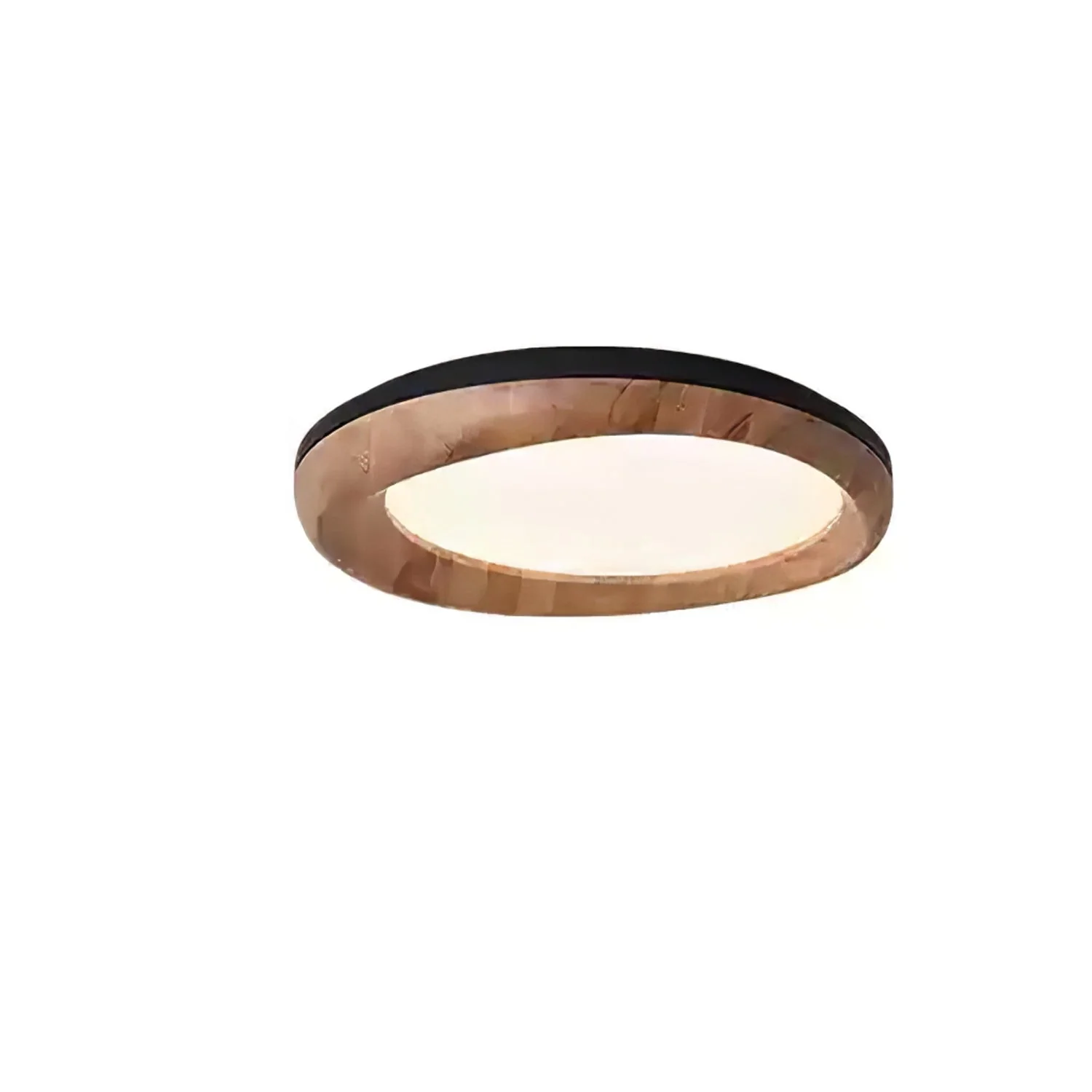 Eurtheara Organic Wood Glass Ceiling Light - Image 18