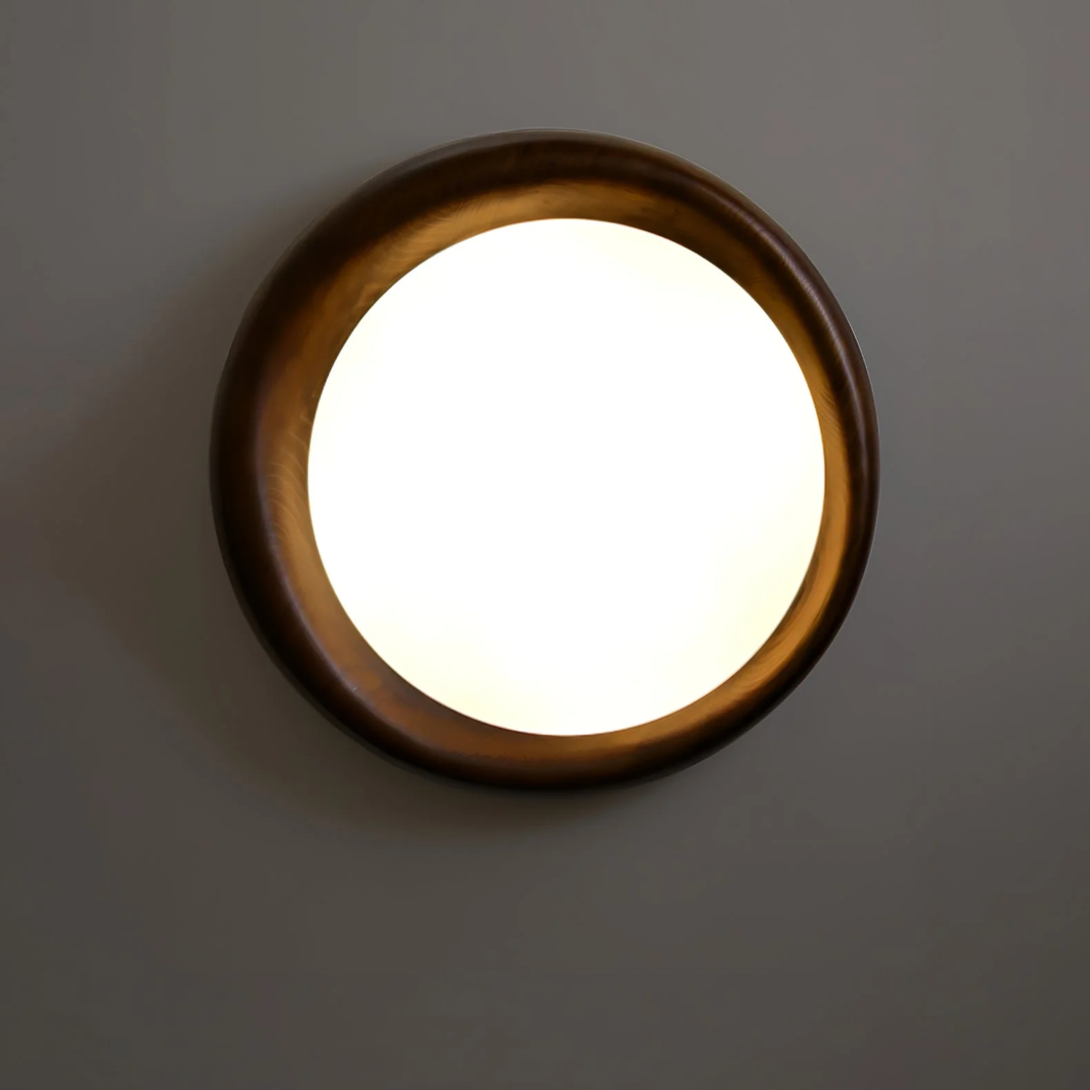Eurtheara Organic Wood Glass Ceiling Light - Image 2
