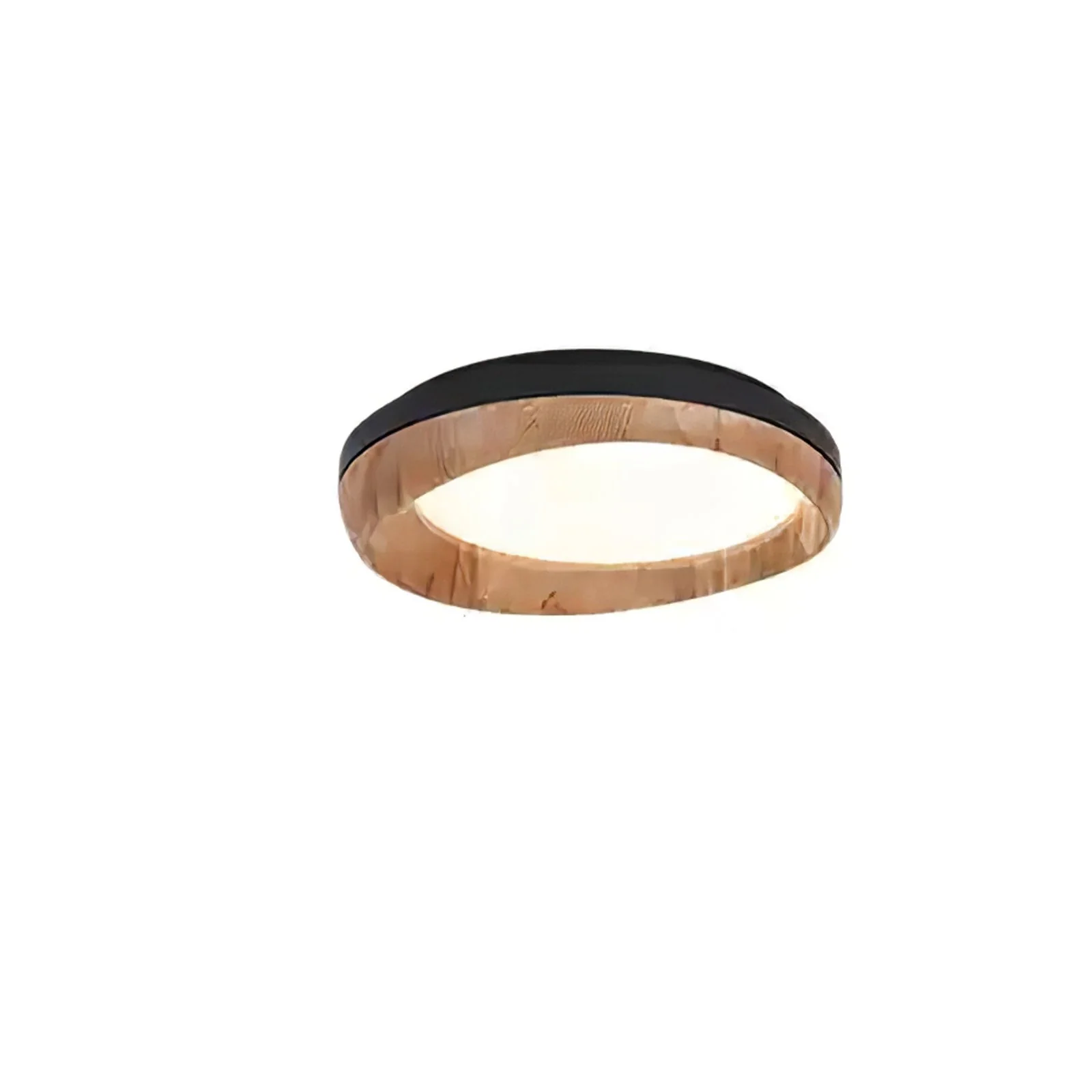 Eurtheara Organic Wood Glass Ceiling Light - Image 9