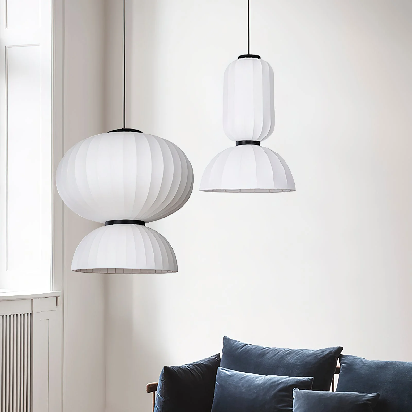 Eurzorion Silk Lantern Pendant Light - Image 20