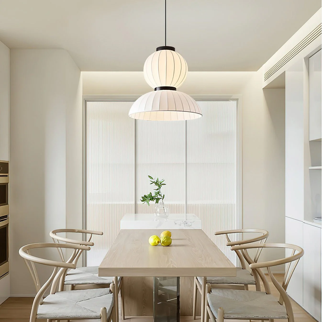 Eurzorion Silk Lantern Pendant Light - Image 34