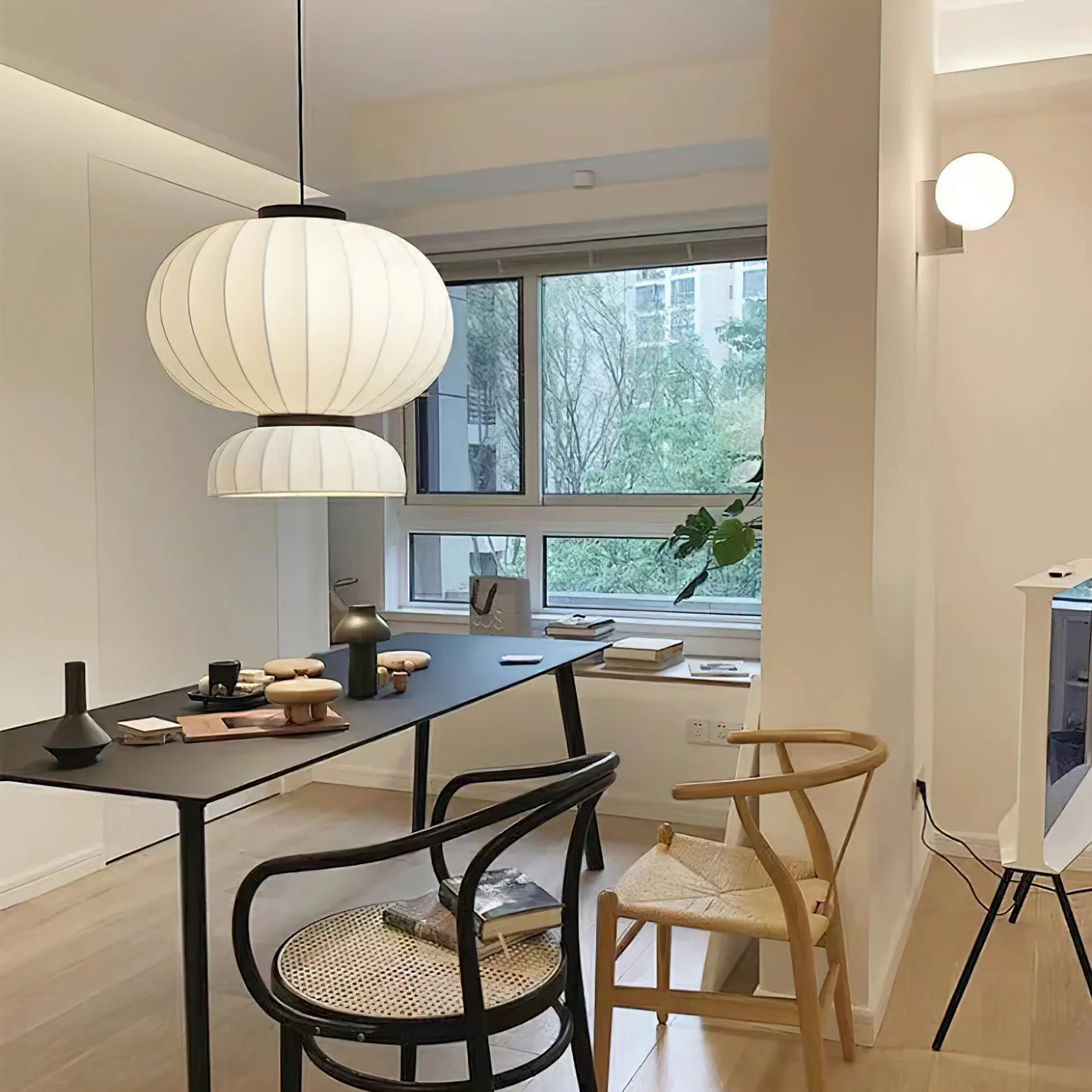 Eurzorion Silk Lantern Pendant Light - Image 42