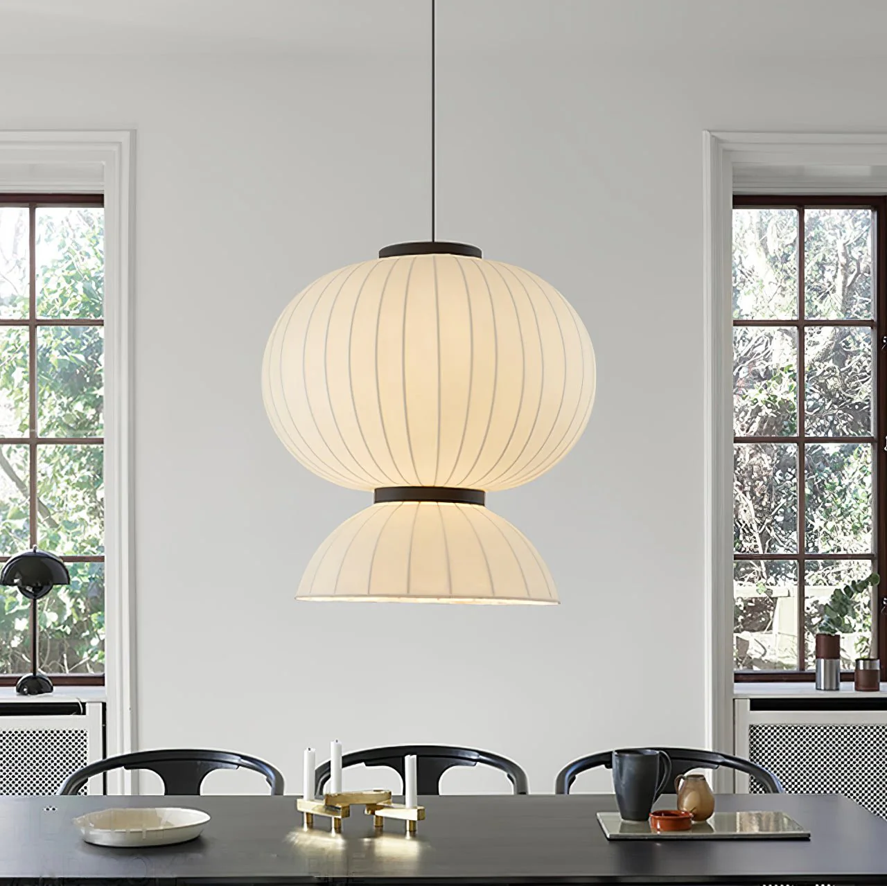 Eurzorion Silk Lantern Pendant Light - Image 44