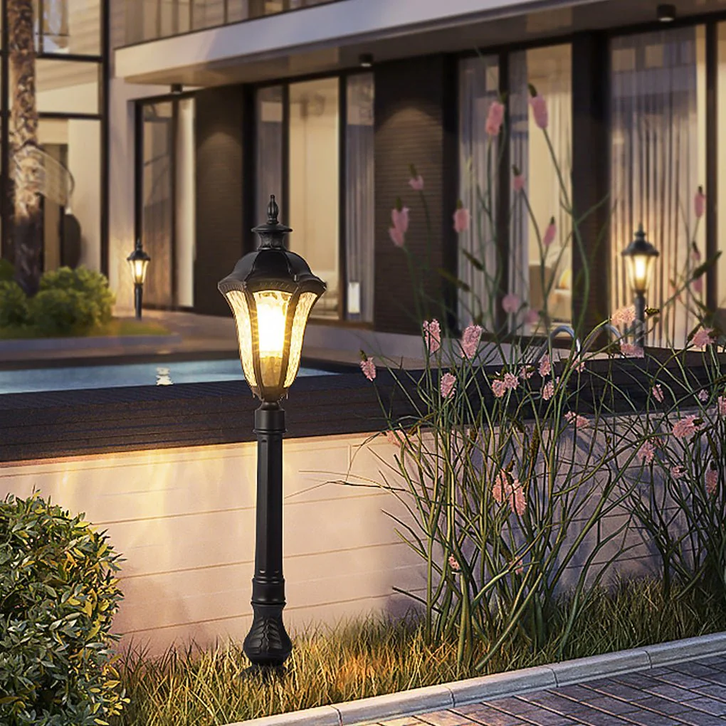 Evae Retro-Inspired Traditional Outdoor Post Lamp - Image 10