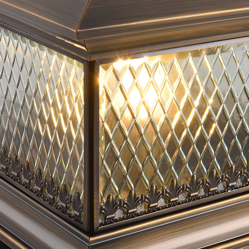 Evelor Classic Diamond Solar Post Outdoor Light - Image 20