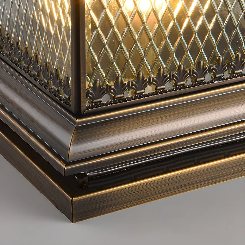 Evelor Classic Diamond Solar Post Outdoor Light - Image 21