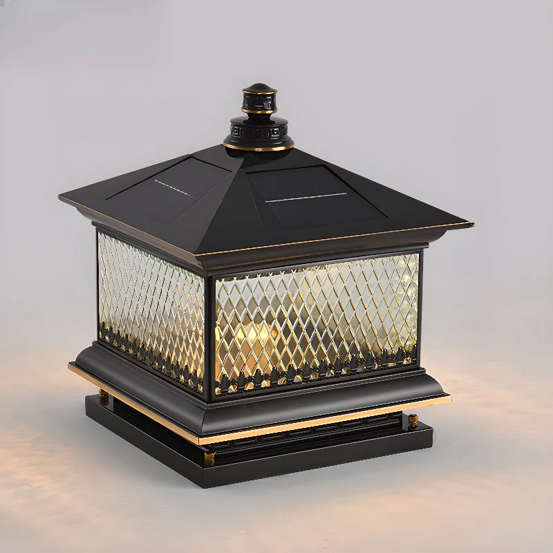 Evelor Classic Diamond Solar Post Outdoor Light - Image 22