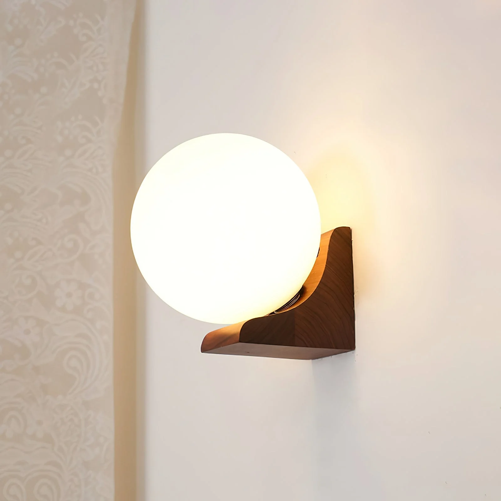 Evelyn Minimalist Glass Wall Lamp - Image 7