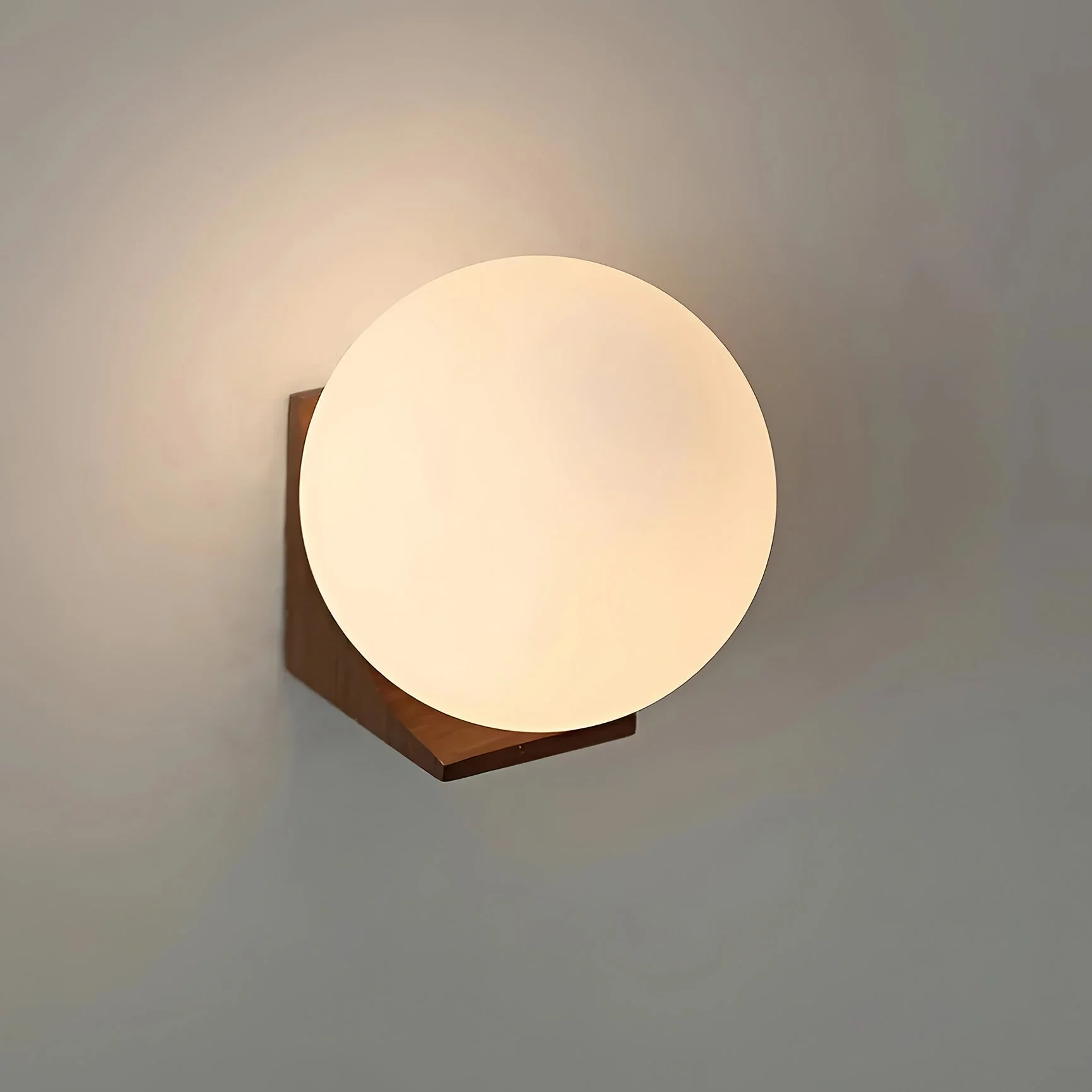 Evelyn Minimalist Glass Wall Lamp - Image 9