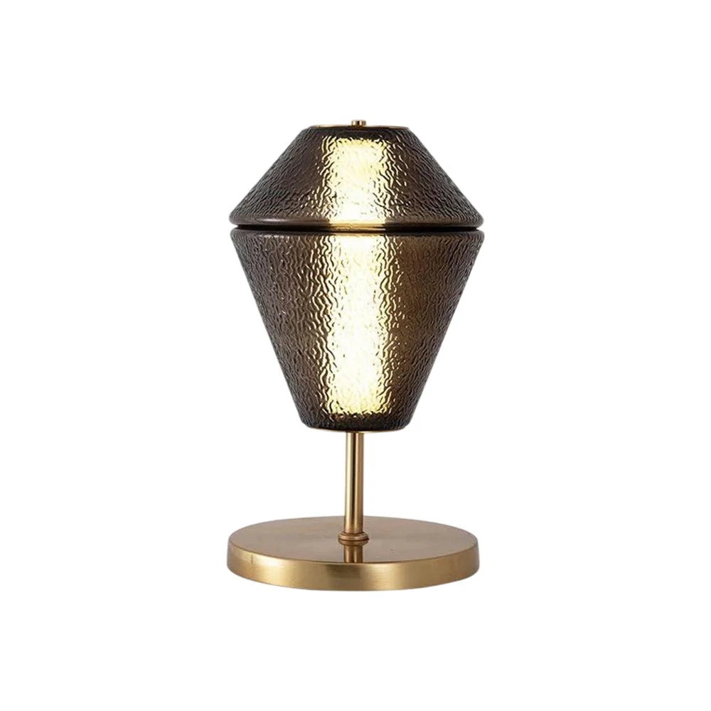 Evette Modern Glass Table Lamp
