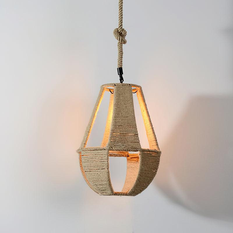 Evliran Retro Hemp Rope Interesting Pendant Light - Image 39