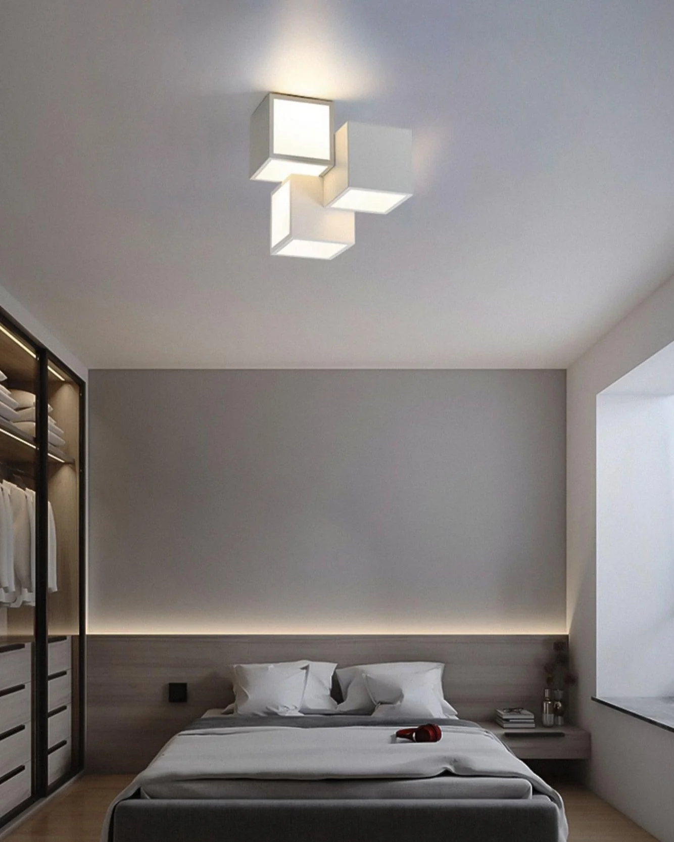 Evsilarae Modern Minimalist Geometric Ceiling Lamp - Image 17