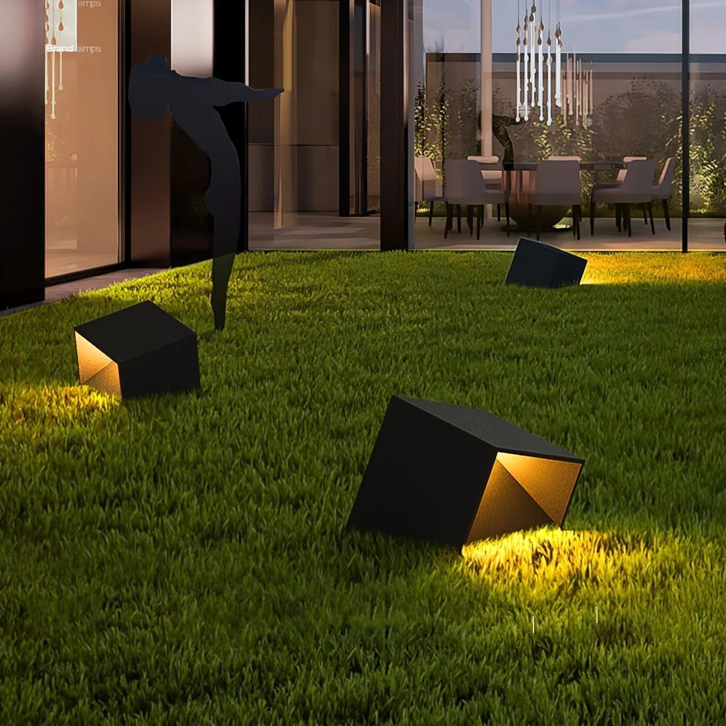 Evsore Unique Cube Garden Solar Outdoor Light - Image 40
