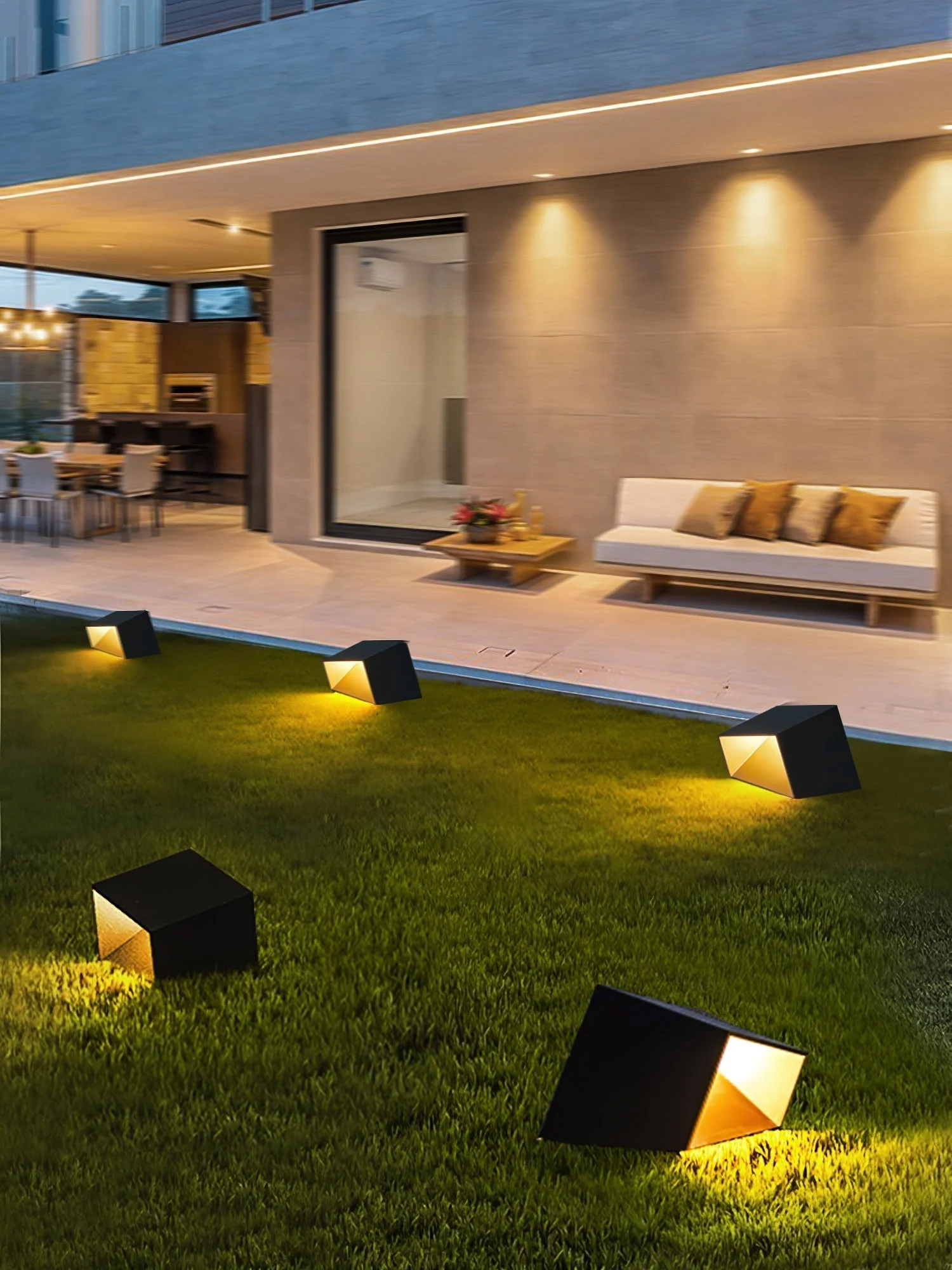 Evsore Unique Cube Garden Solar Outdoor Light - Image 5