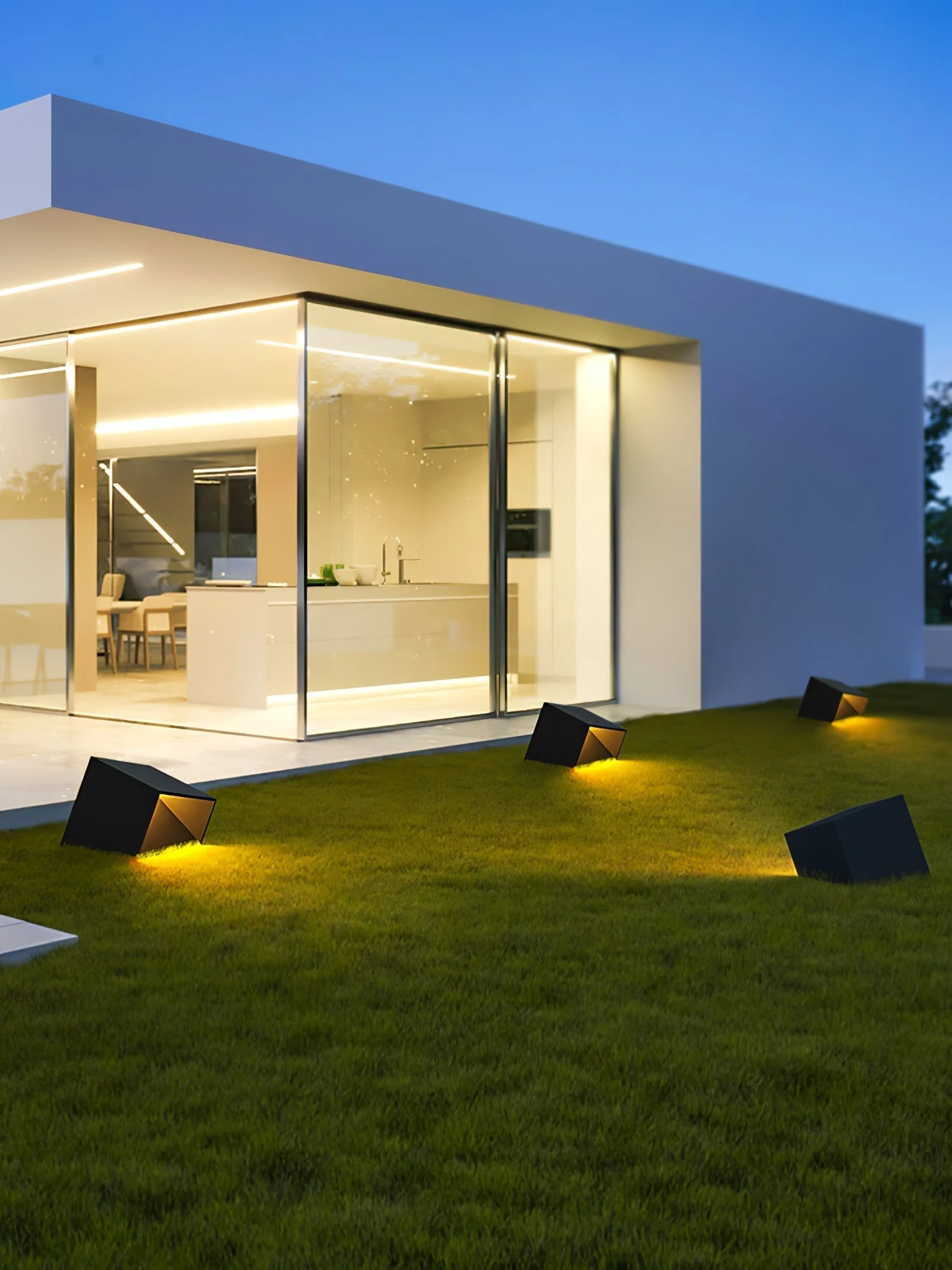 Evsore Unique Cube Garden Solar Outdoor Light - Image 59