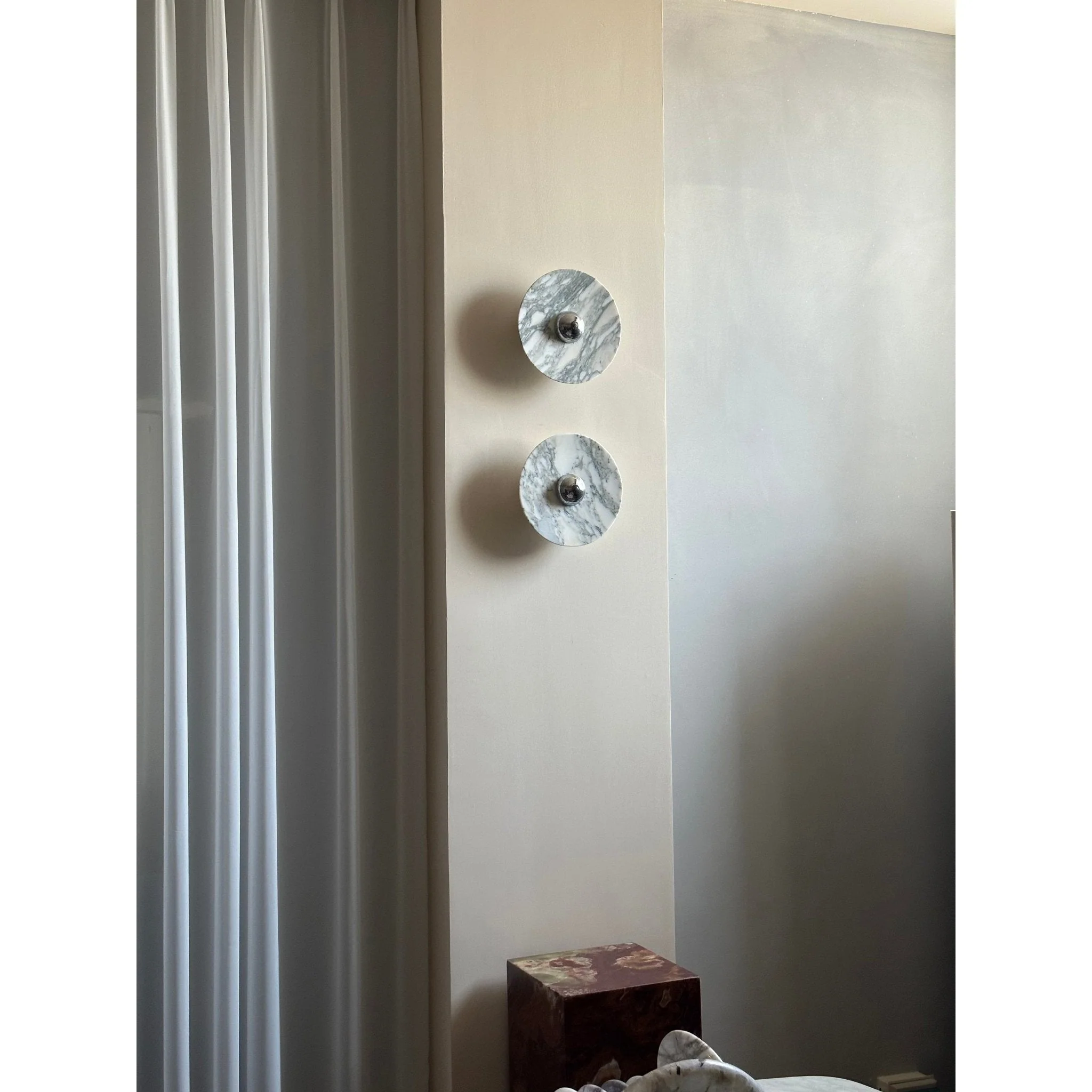 Evthaia Modern Minimalist Marble Wall Lamp - Image 3