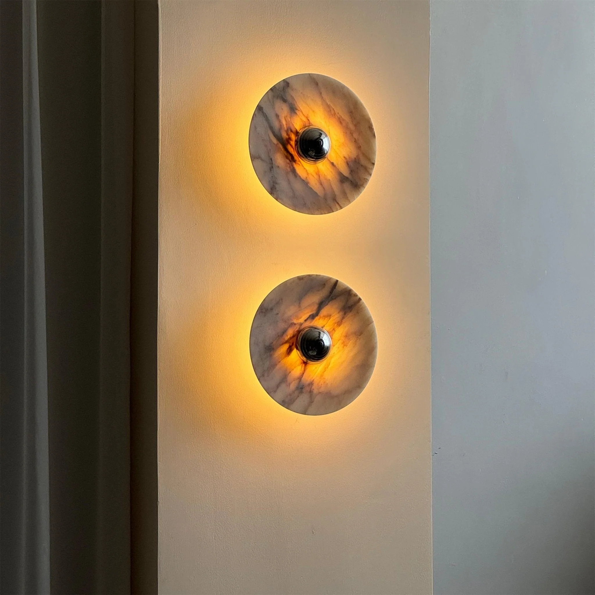 Evthaia Modern Minimalist Marble Wall Lamp - Image 4