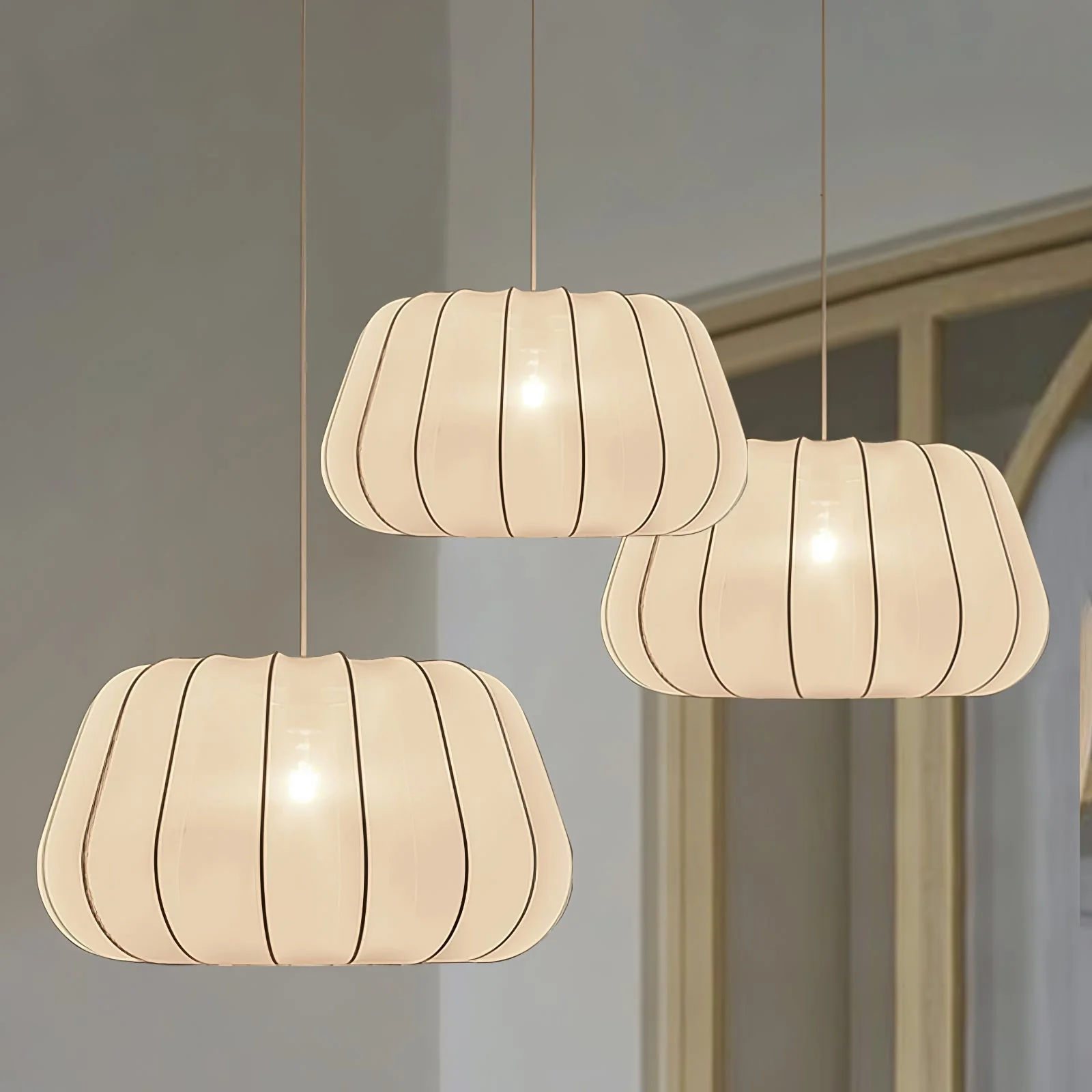 Evvararis Elegance Cloud Fabric Pendant Lamp - Image 10