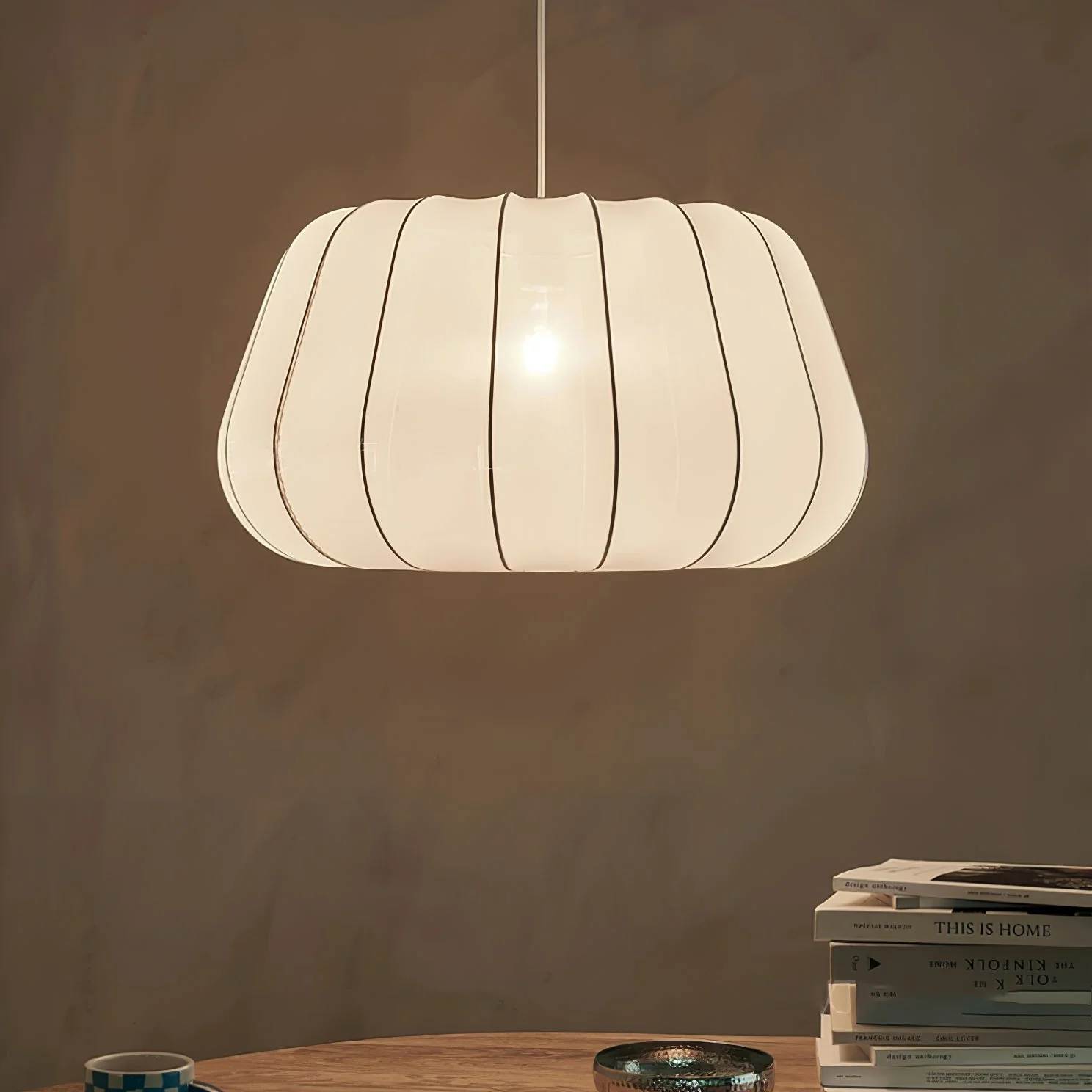 Evvararis Elegance Cloud Fabric Pendant Lamp - Image 12