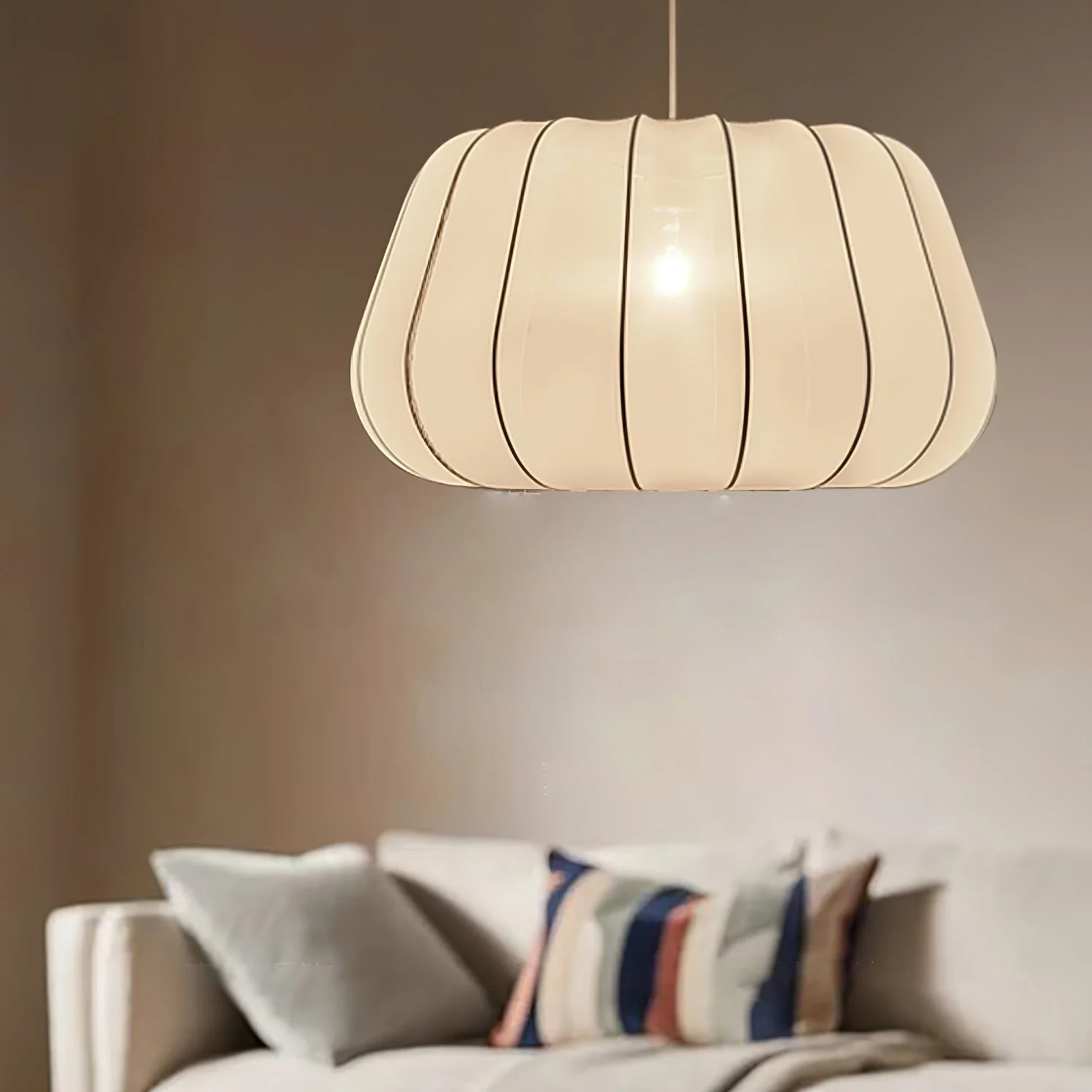 Evvararis Elegance Cloud Fabric Pendant Lamp - Image 4
