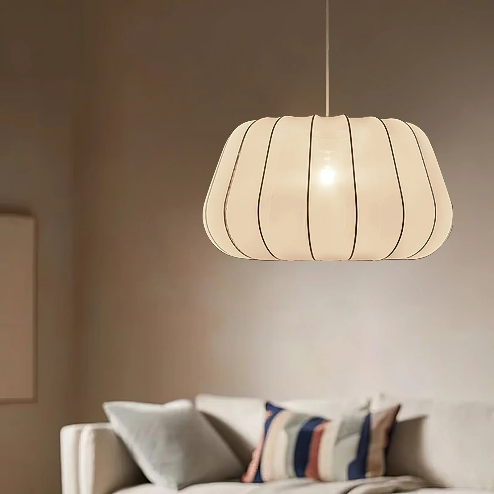 Evvararis Elegance Cloud Fabric Pendant Lamp - Image 6