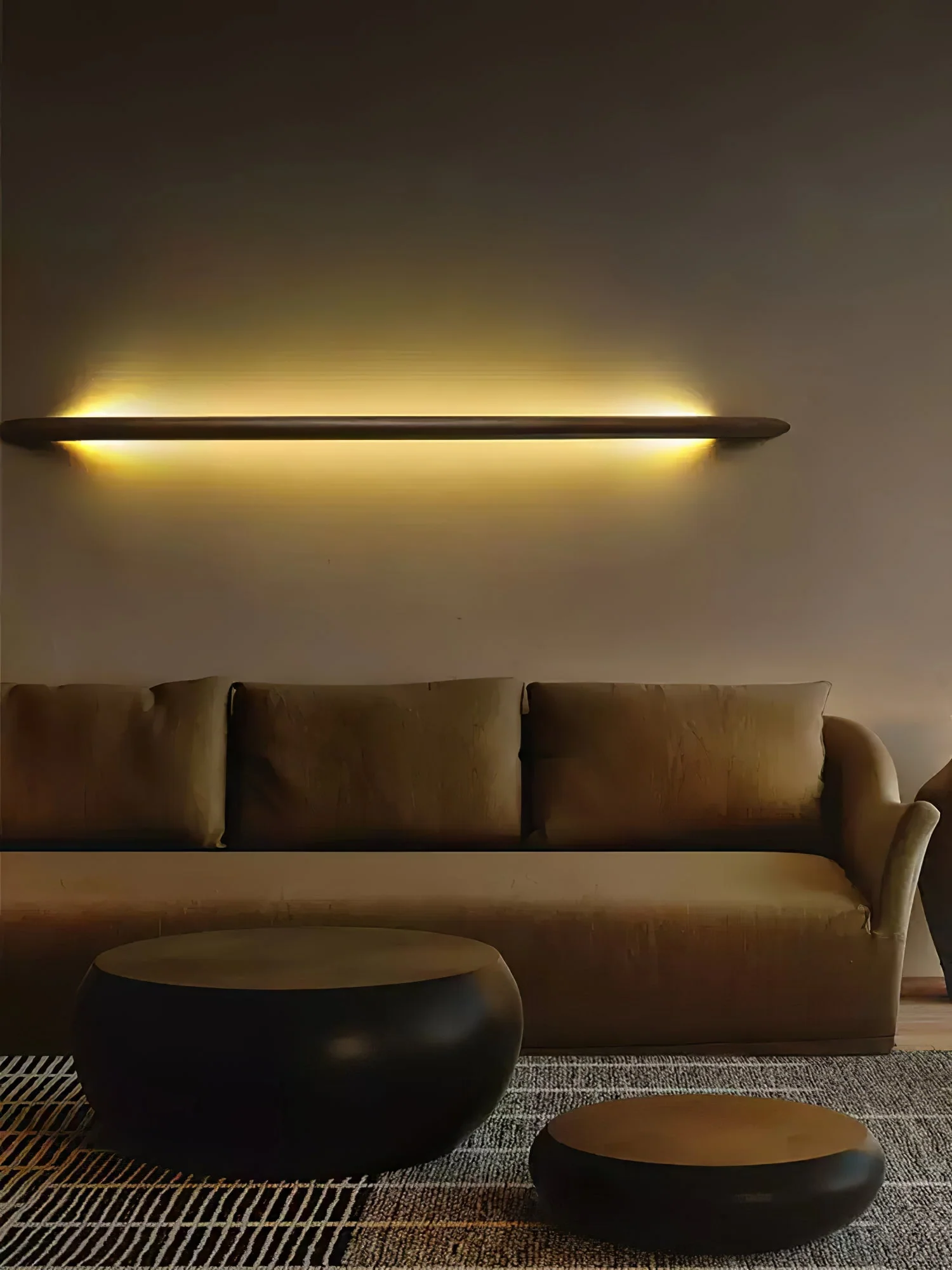 Evvinos Modern Minimalist Linear Wood Wall Light - Image 17