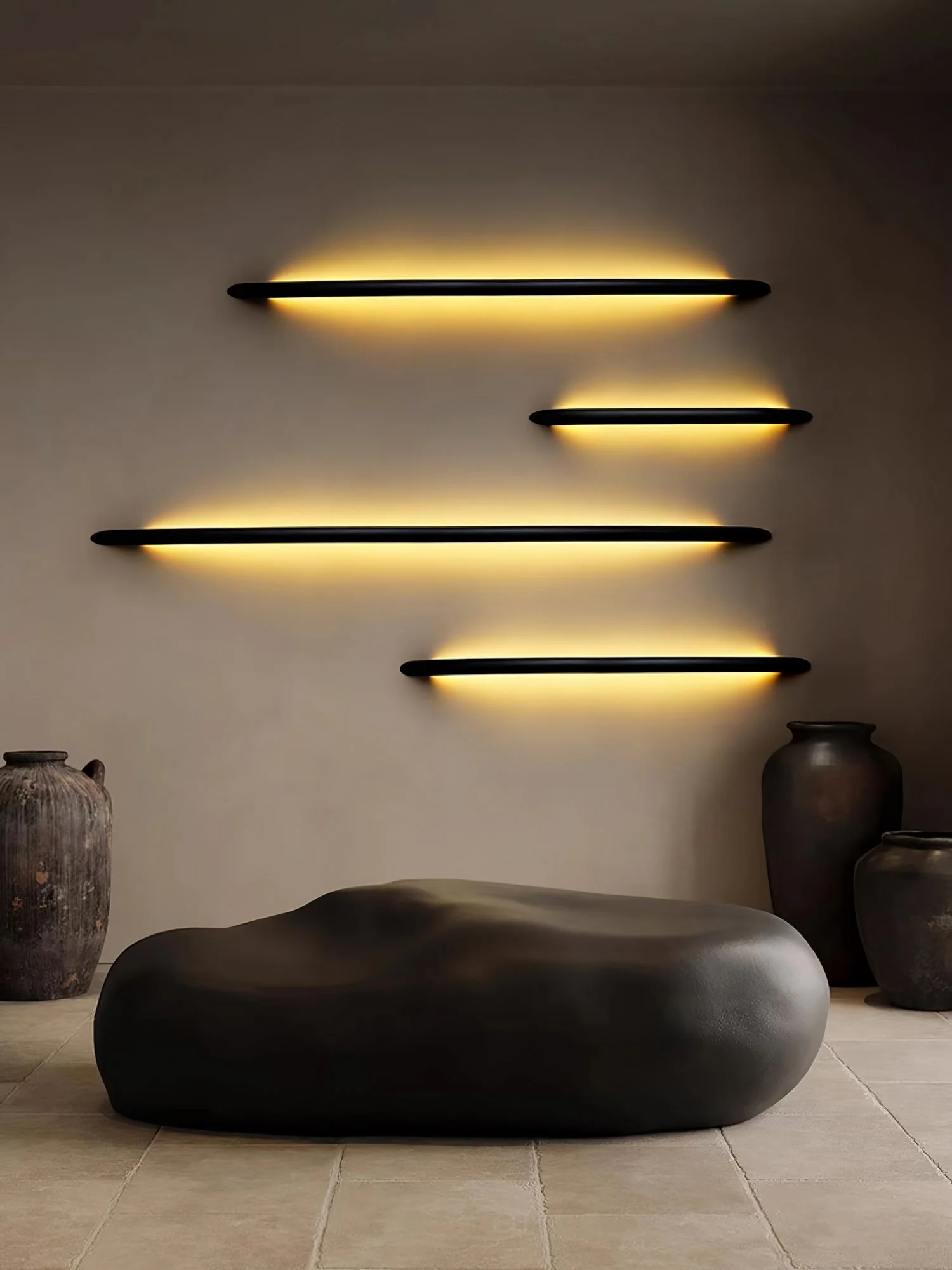 Evvinos Modern Minimalist Linear Wood Wall Light - Image 19