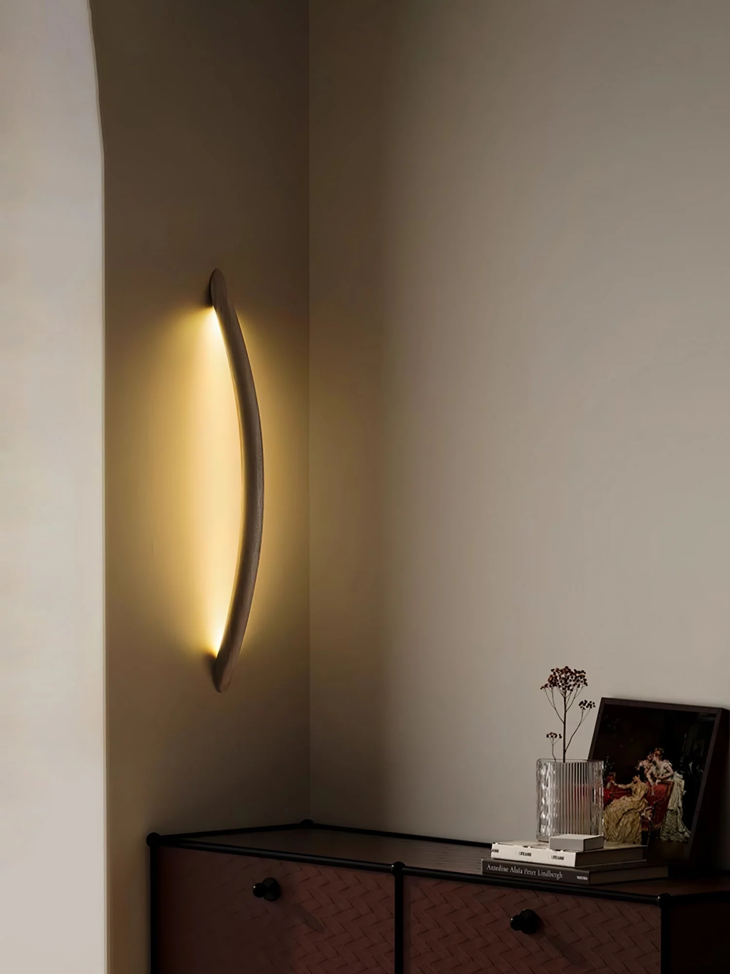 Evvinos Modern Minimalist Linear Wood Wall Light - Image 46