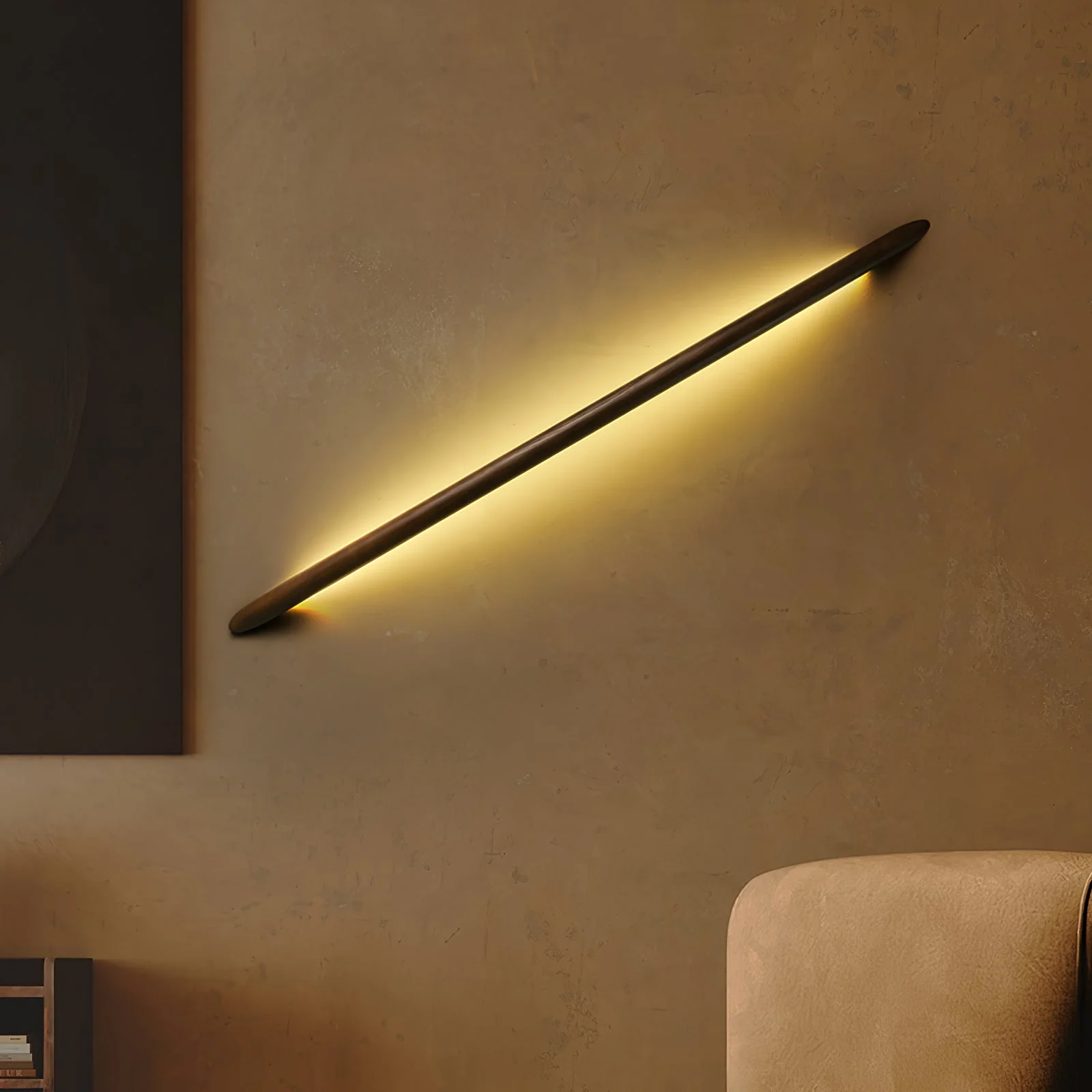 Evvinos Modern Minimalist Linear Wood Wall Light - Image 52