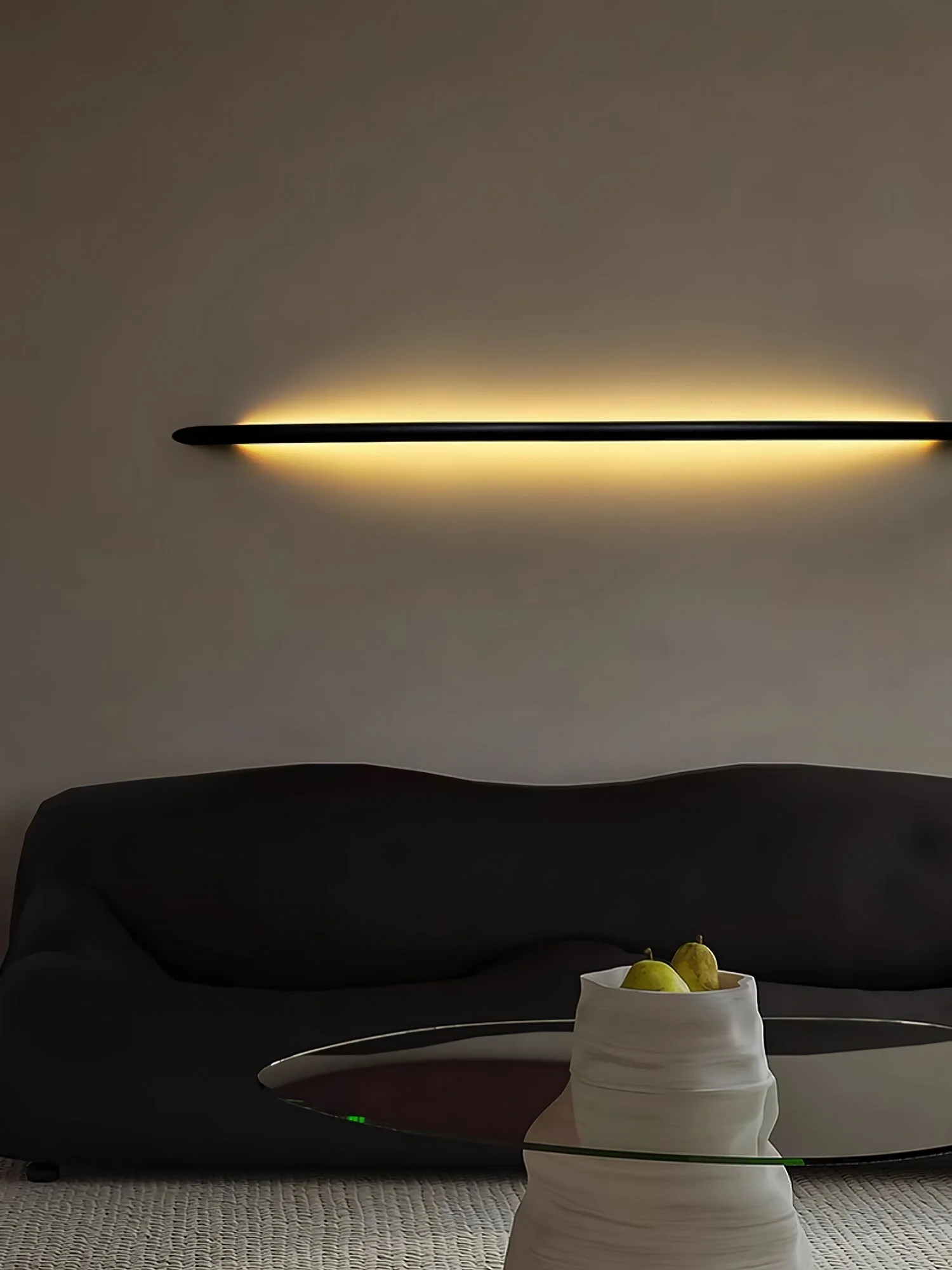 Evvinos Modern Minimalist Linear Wood Wall Light - Image 6